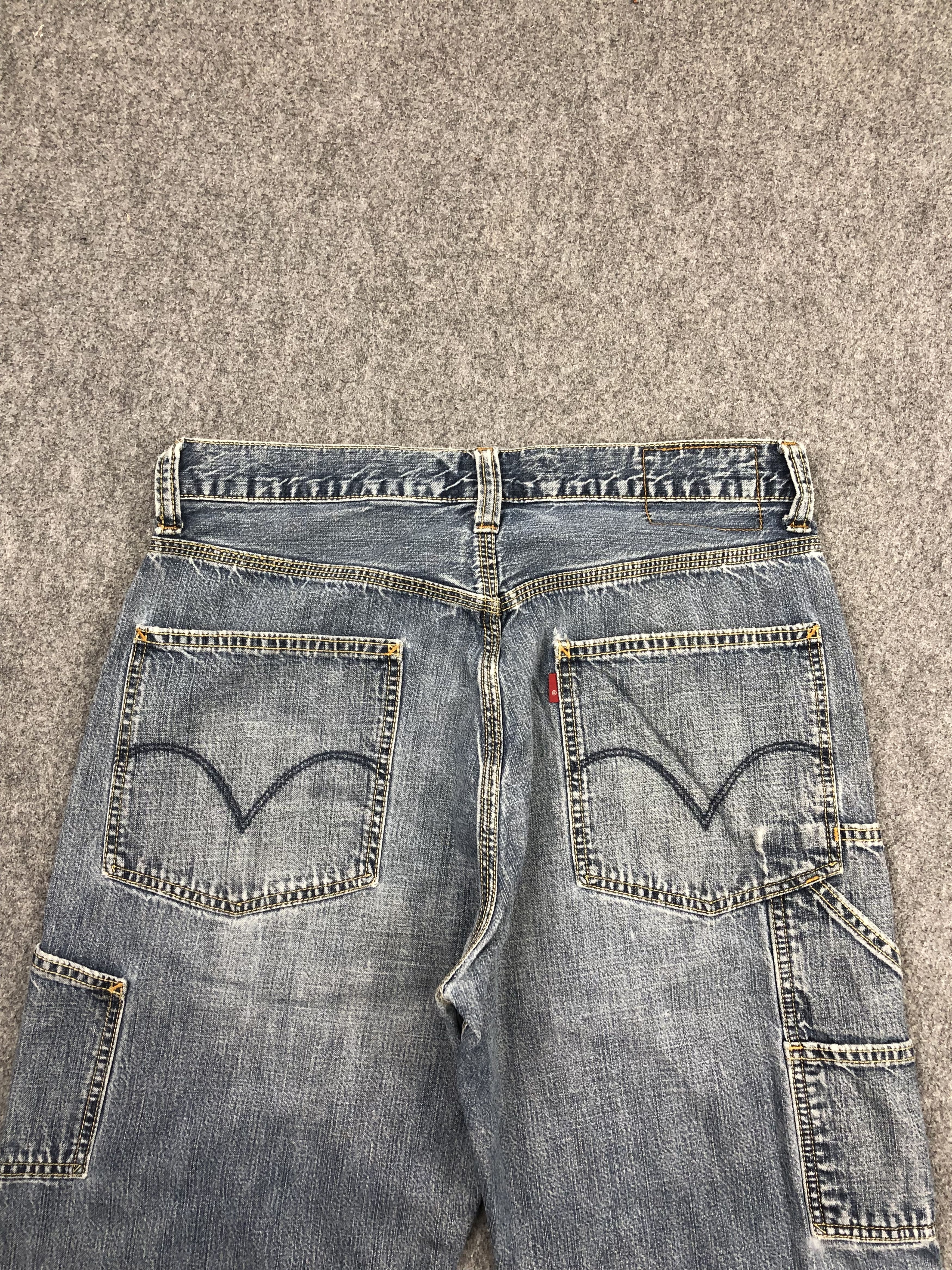 Levi's × Vintage Vintage Levis Carpenter Faded Blue Jeans Size US 33 - 4 Thumbnail