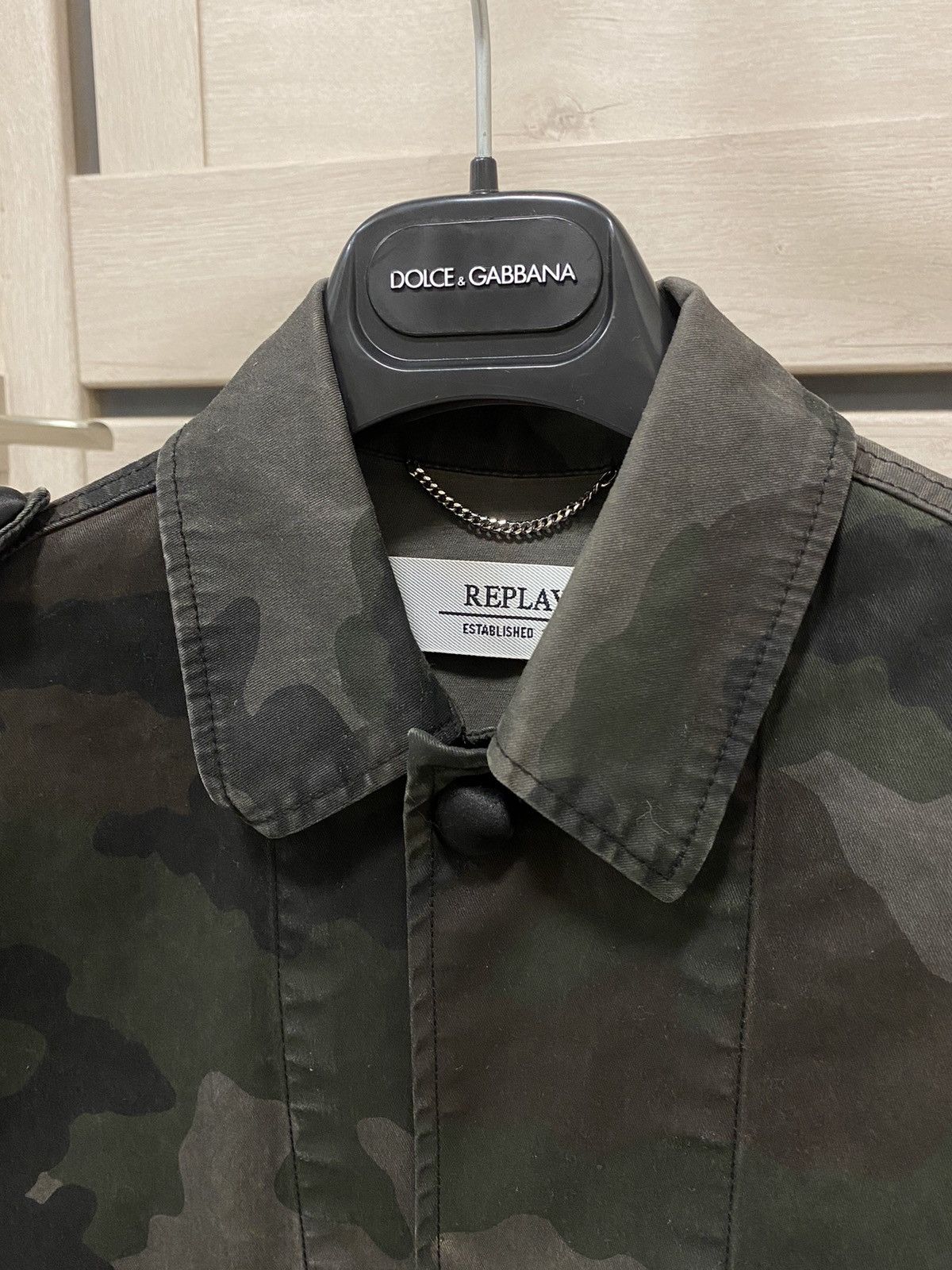 Replay Replay Camo Faux Fur Black Long Sleeve Jacket Size M / US 6-8 / IT 42-44 - 10 Thumbnail