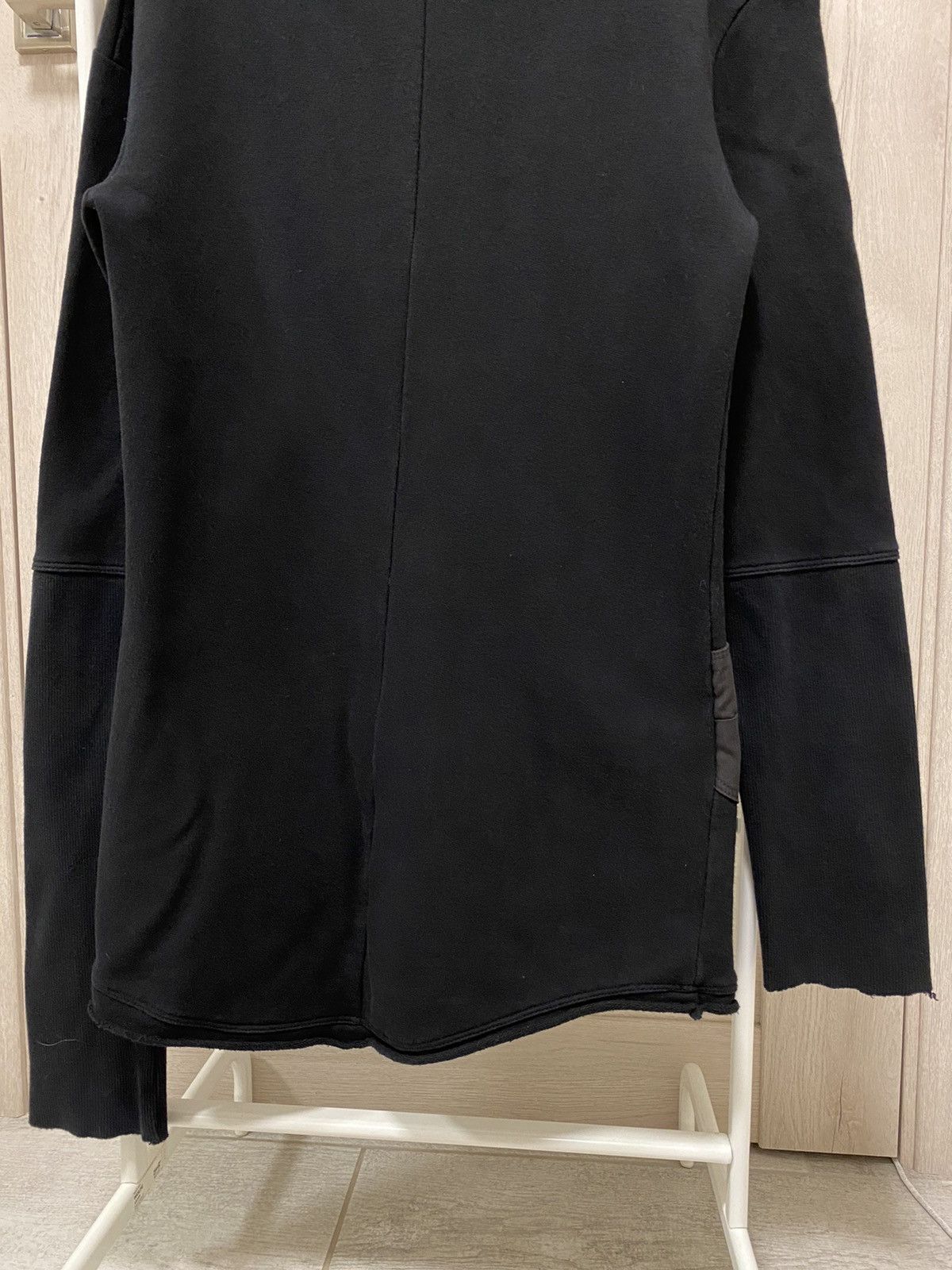 Delusion Delusion Avant Garde Style Leather Hooded Black Hoodie Size US S / EU 44-46 / 1 - 12 Thumbnail