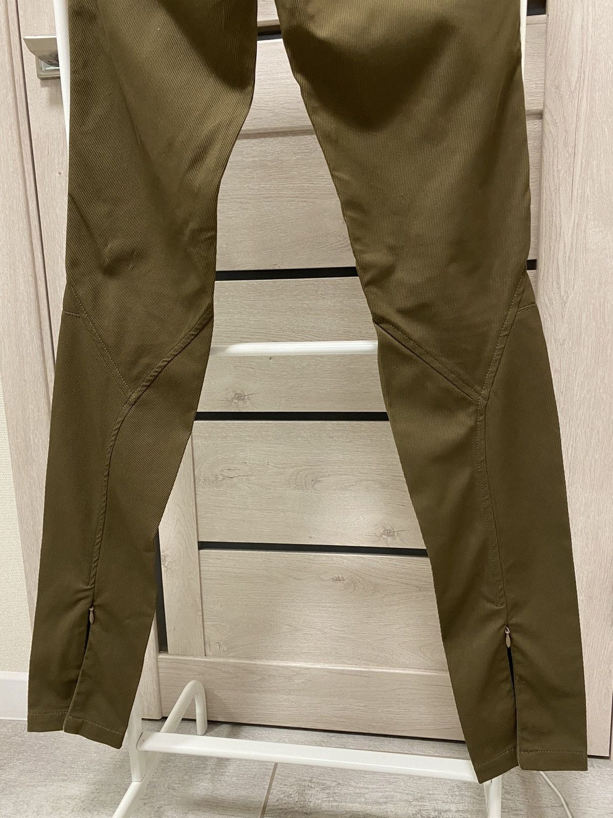 Versace Versace Collection Khaki Zip Ankle Pants Size 26" / US 2 / IT 38 - 10 Thumbnail