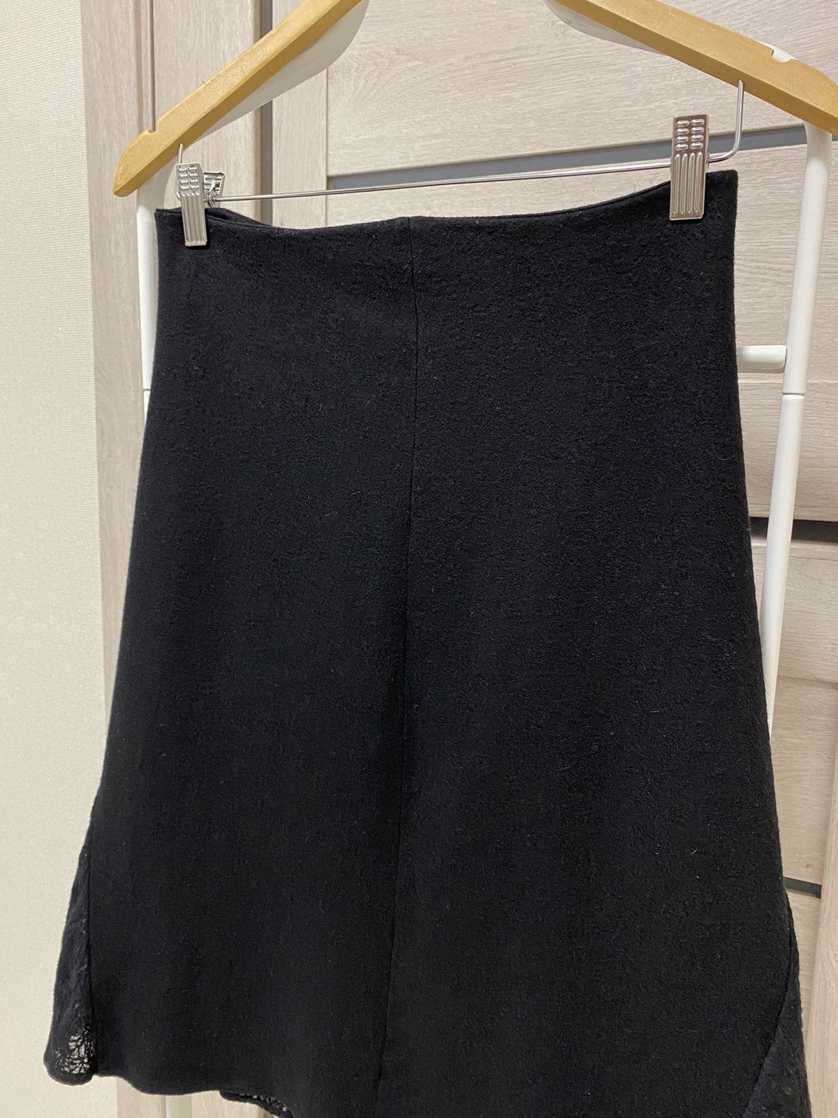 Versace × Vintage Versace Versus Vintage Made in Italy Wool Skirt Size 26" / US 2 / IT 38 - 3 Thumbnail