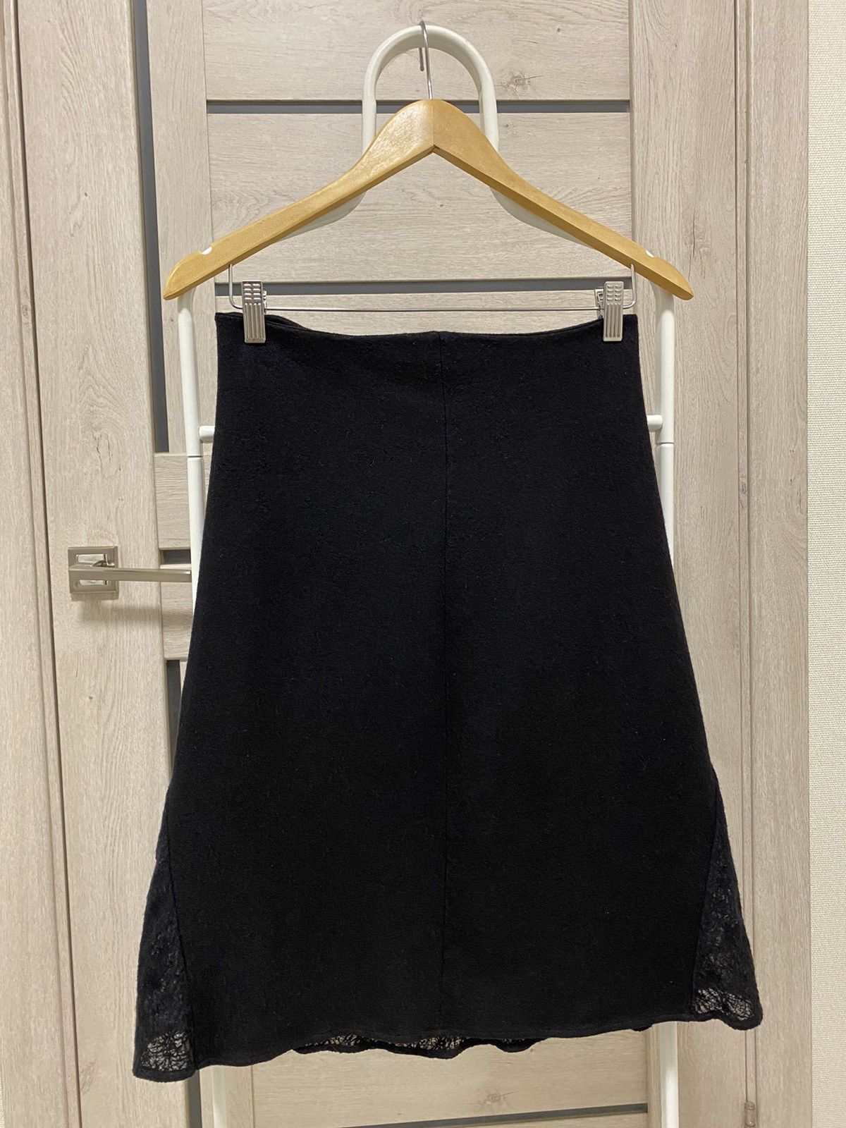 Versace × Vintage Versace Versus Vintage Made in Italy Wool Skirt Size 26" / US 2 / IT 38 - 2 Thumbnail