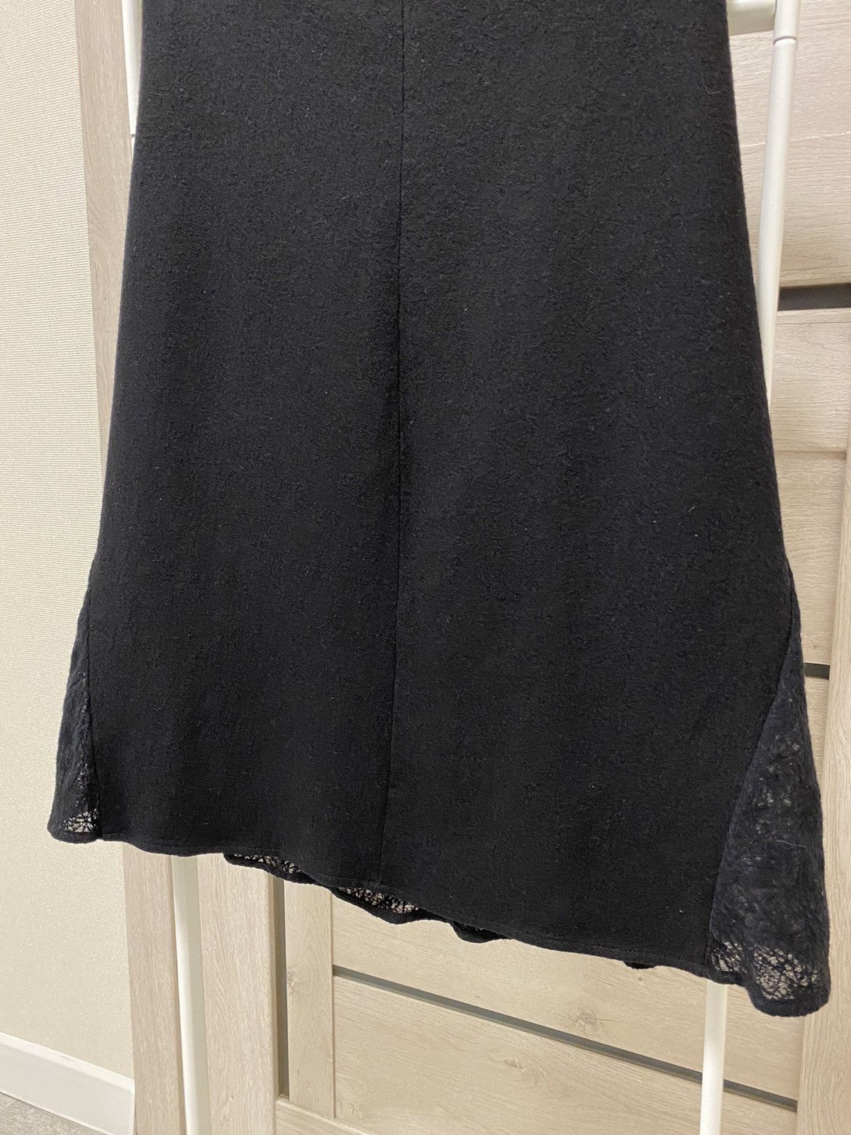 Versace × Vintage Versace Versus Vintage Made in Italy Wool Skirt Size 26" / US 2 / IT 38 - 4 Thumbnail