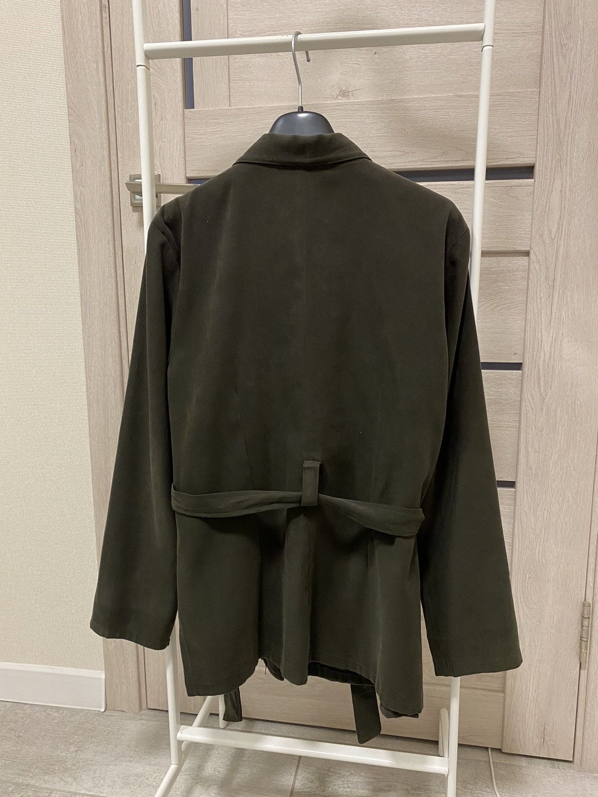 Versace × Vintage Versace Classic V2 Vintage Khaki Women’s Trench Jacket Size M / US 6-8 / IT 42-44 - 6 Thumbnail