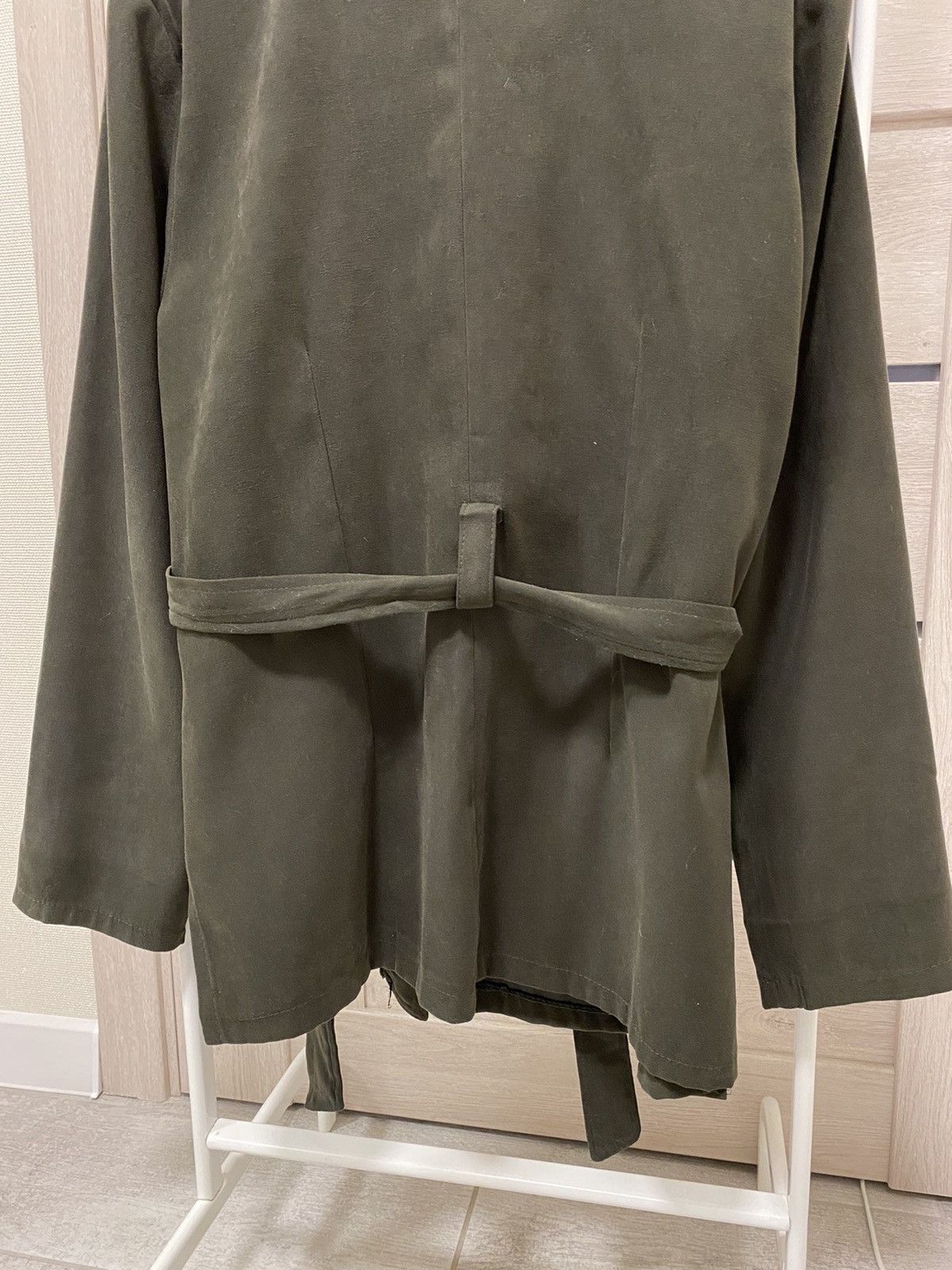 Versace × Vintage Versace Classic V2 Vintage Khaki Women’s Trench Jacket Size M / US 6-8 / IT 42-44 - 7 Thumbnail