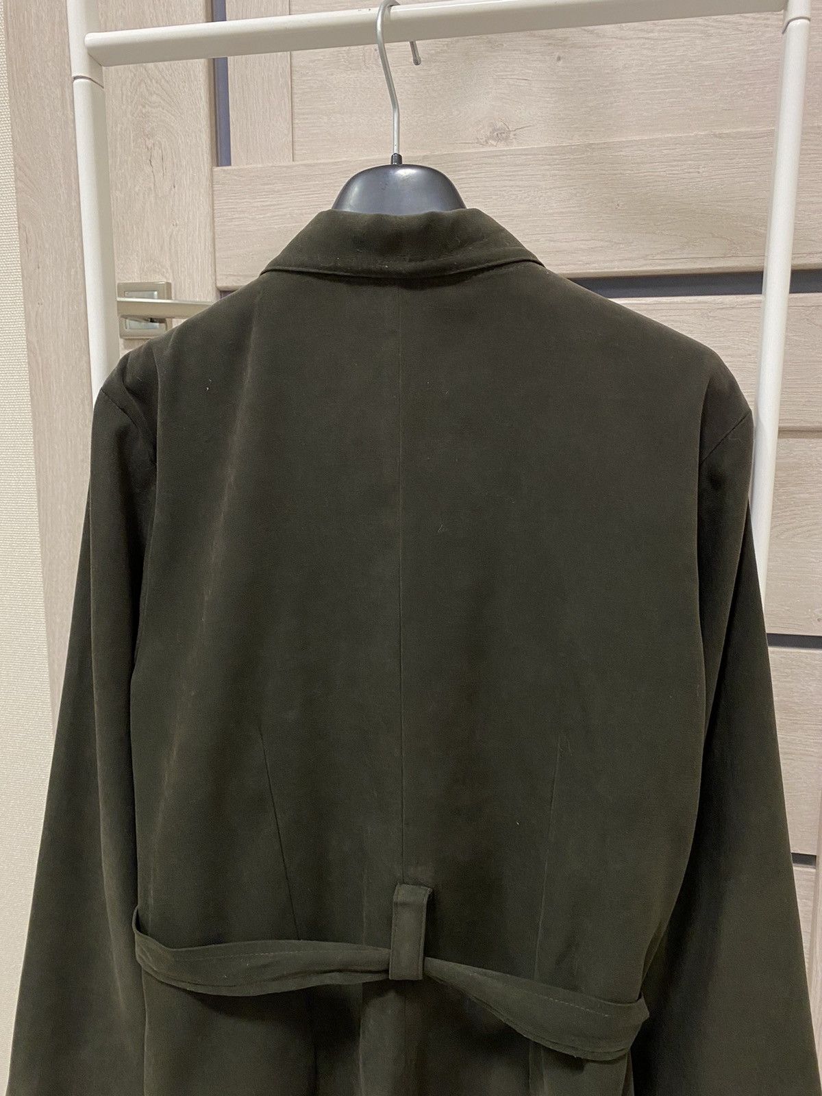 Versace × Vintage Versace Classic V2 Vintage Khaki Women’s Trench Jacket Size M / US 6-8 / IT 42-44 - 8 Thumbnail