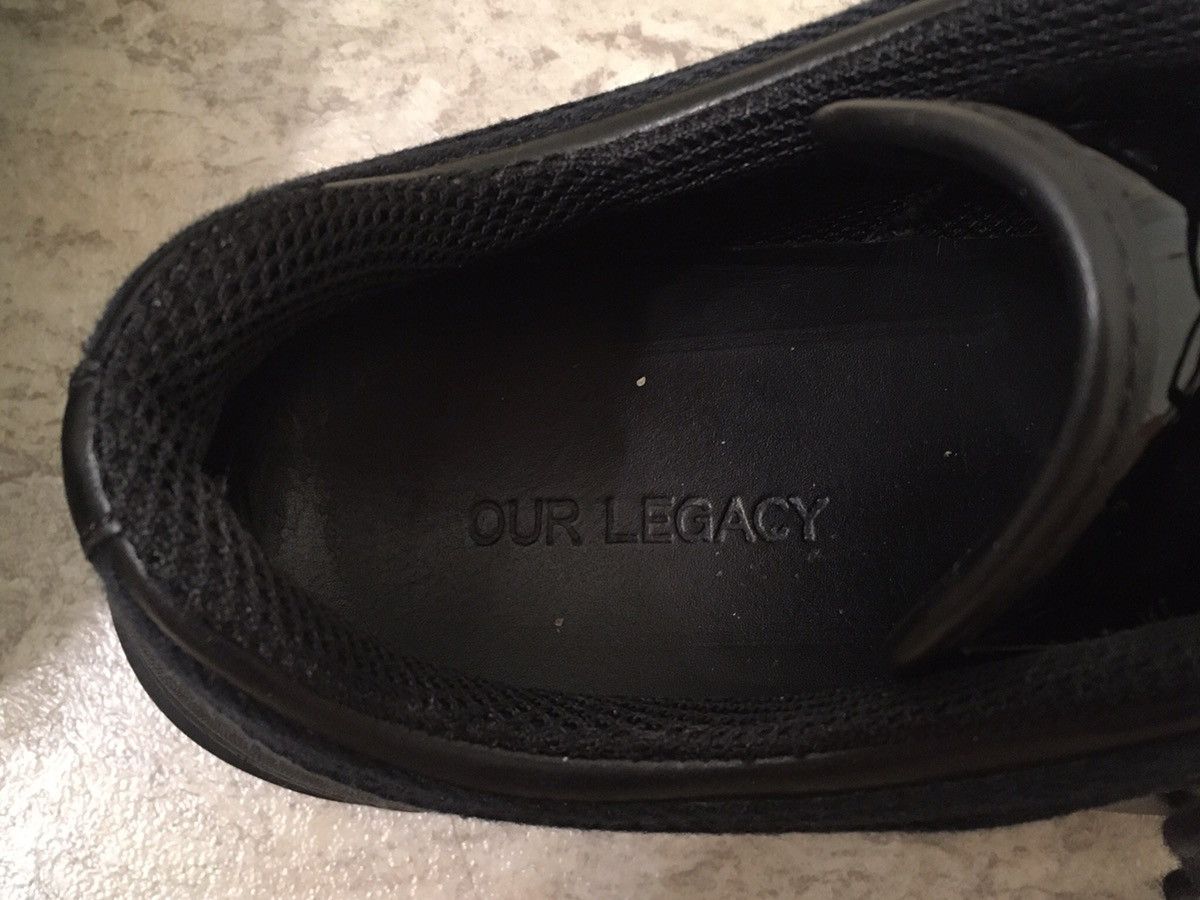Our Legacy Black Poseidon Patent Sneakers Size US 7 / EU 40 - 15 Thumbnail