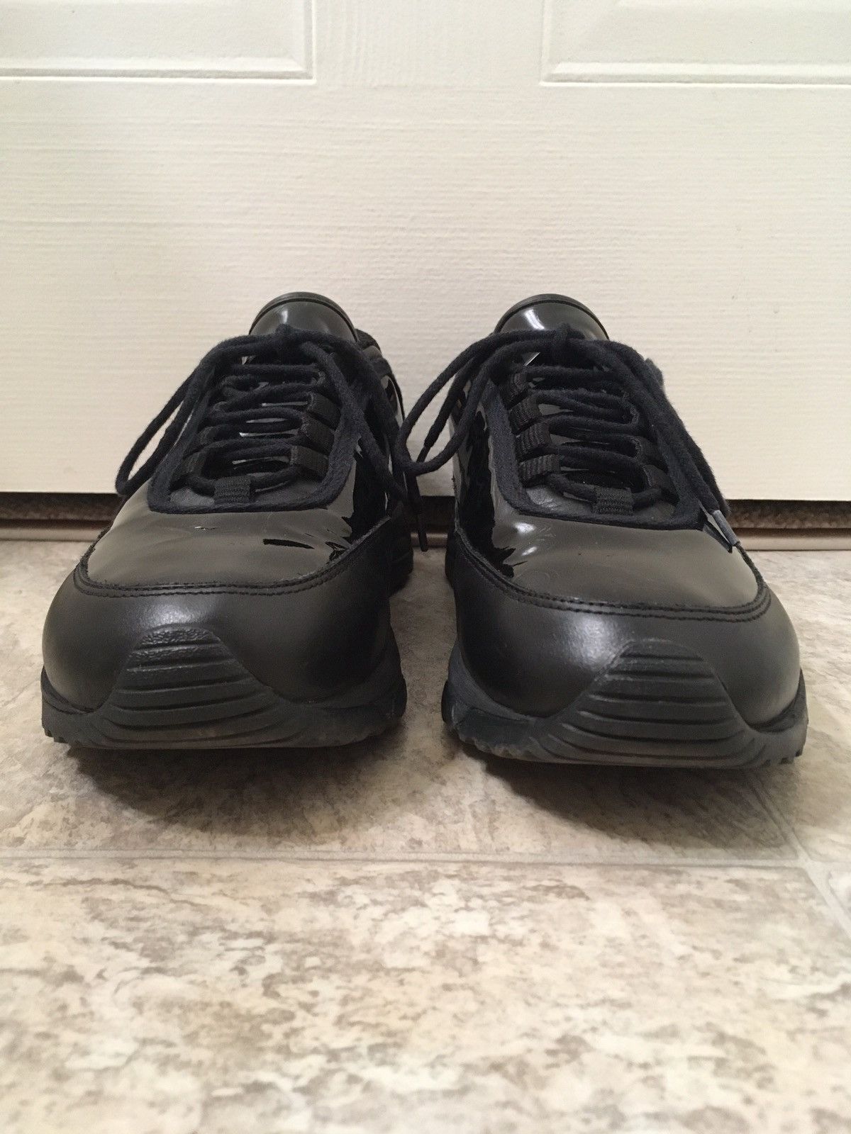 Our Legacy Black Poseidon Patent Sneakers Size US 7 / EU 40 - 8 Thumbnail