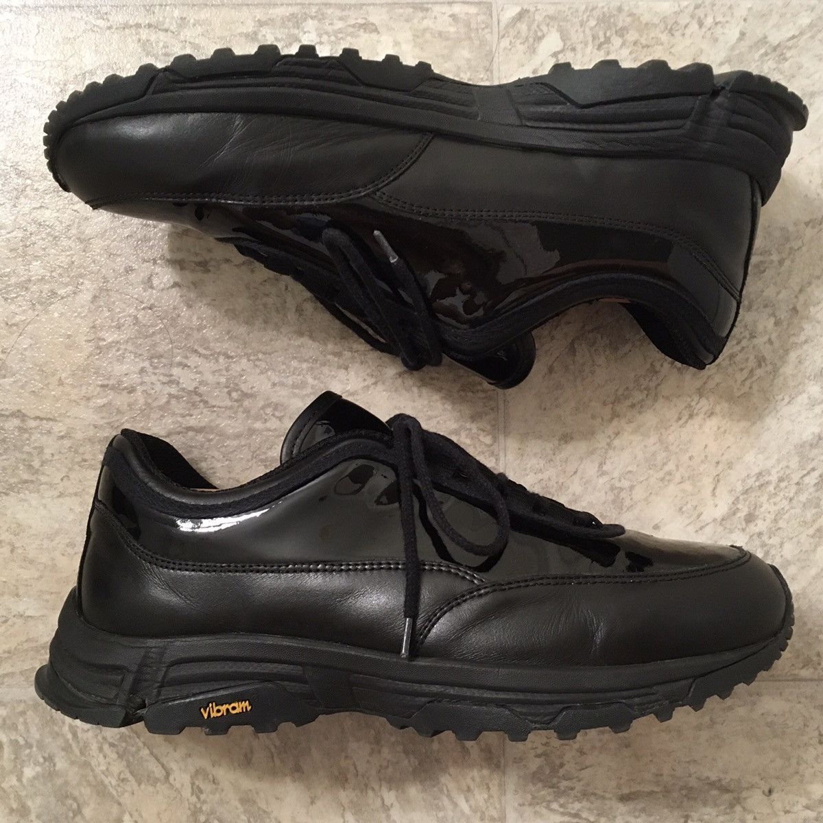 Our Legacy Black Poseidon Patent Sneakers Size US 7 / EU 40 - 3 Thumbnail