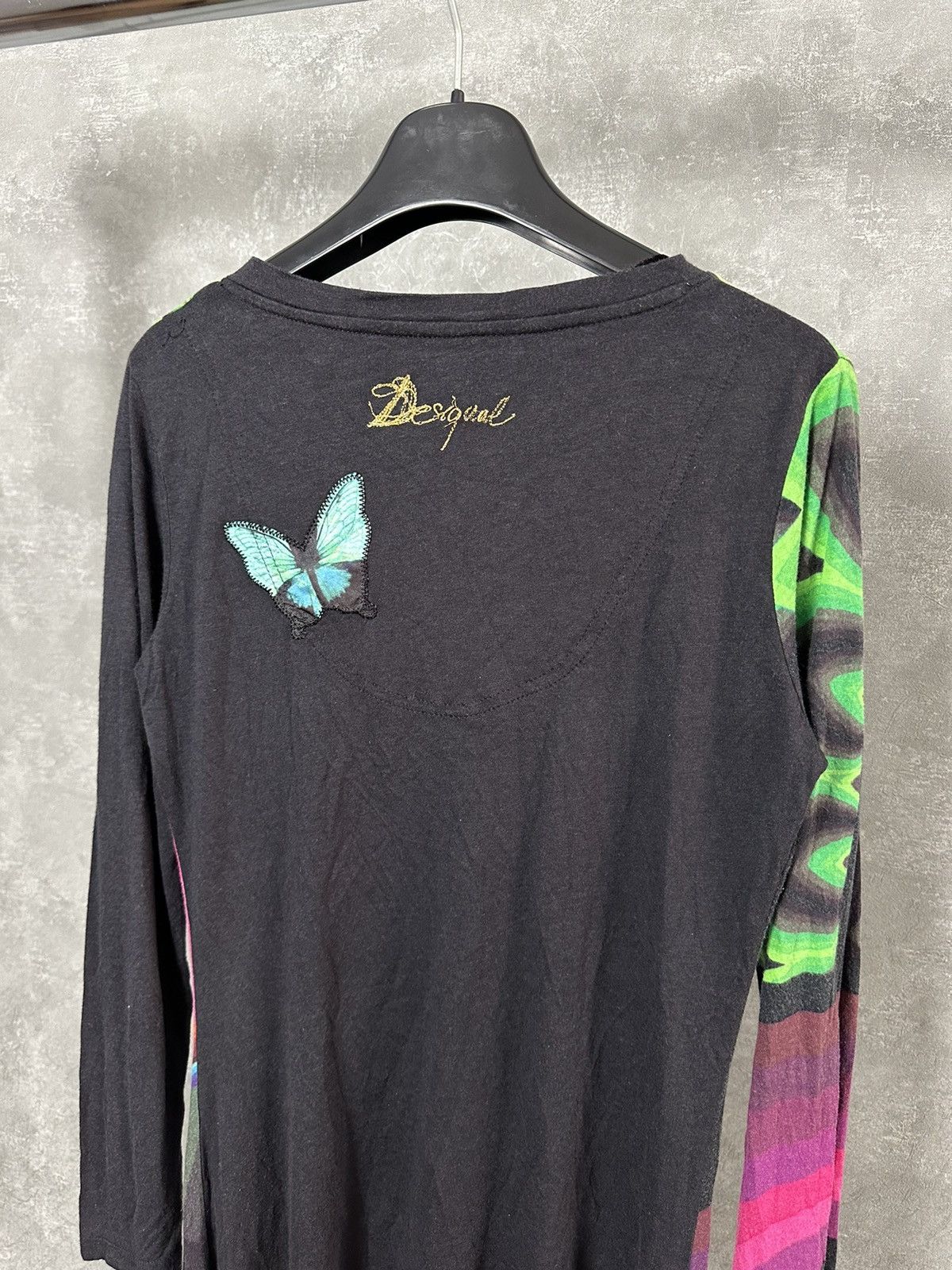 Desigual × Vintage Desigual Vintage Printed Long Sleeve Sweater Size S / US 4 / IT 40 - 6 Thumbnail