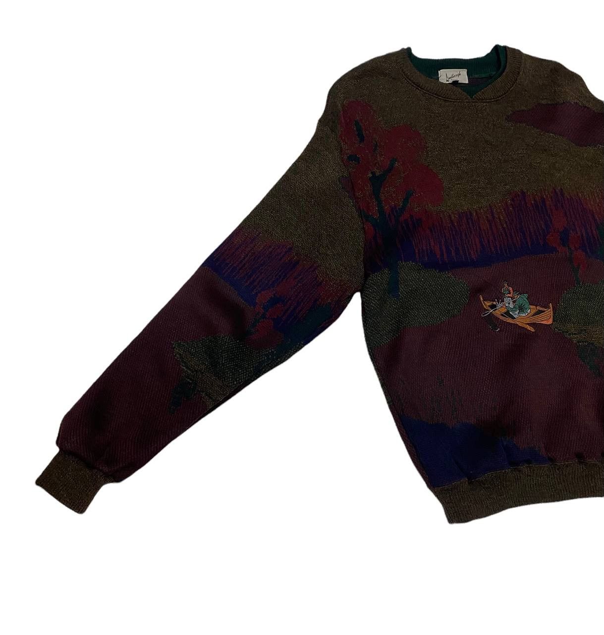 Japanese Brand VINTAGE LINDBERGH EMBROIDERY OVERPRINT SWEATSHIRT JAPAN Size US M / EU 48-50 / 2 - 9 Thumbnail