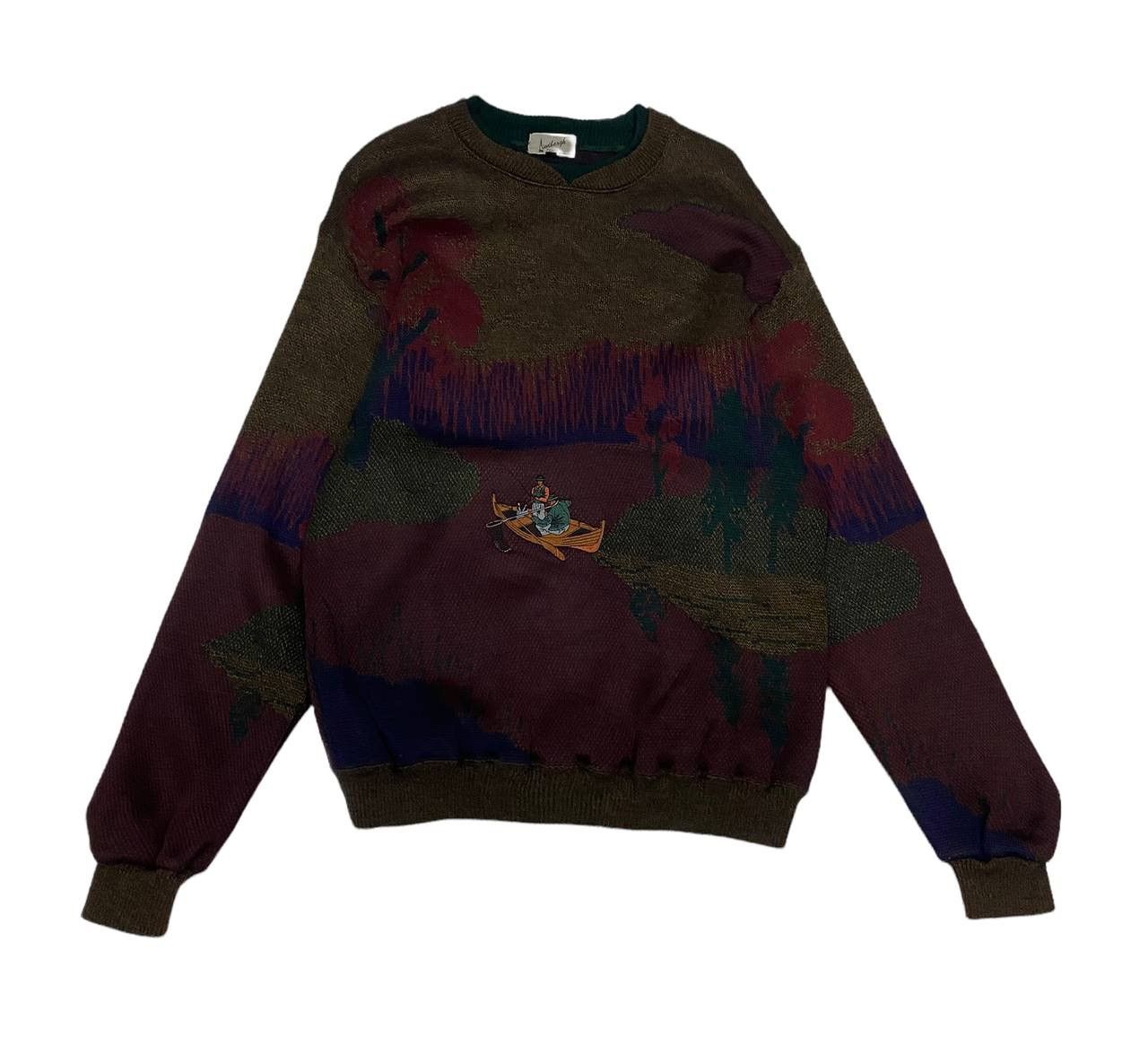 Japanese Brand VINTAGE LINDBERGH EMBROIDERY OVERPRINT SWEATSHIRT JAPAN Size US M / EU 48-50 / 2 - 7 Thumbnail