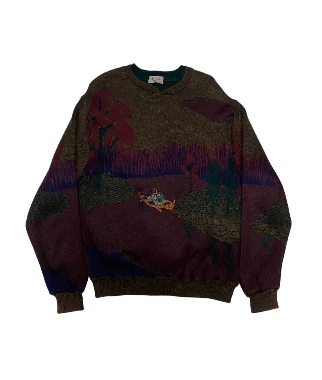 Japanese Brand VINTAGE LINDBERGH EMBROIDERY OVERPRINT SWEATSHIRT JAPAN Size US M / EU 48-50 / 2 - 3 Thumbnail