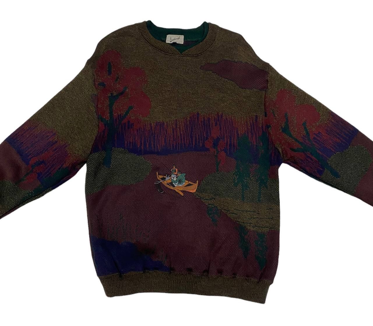 Japanese Brand VINTAGE LINDBERGH EMBROIDERY OVERPRINT SWEATSHIRT JAPAN Size US M / EU 48-50 / 2 - 6 Thumbnail