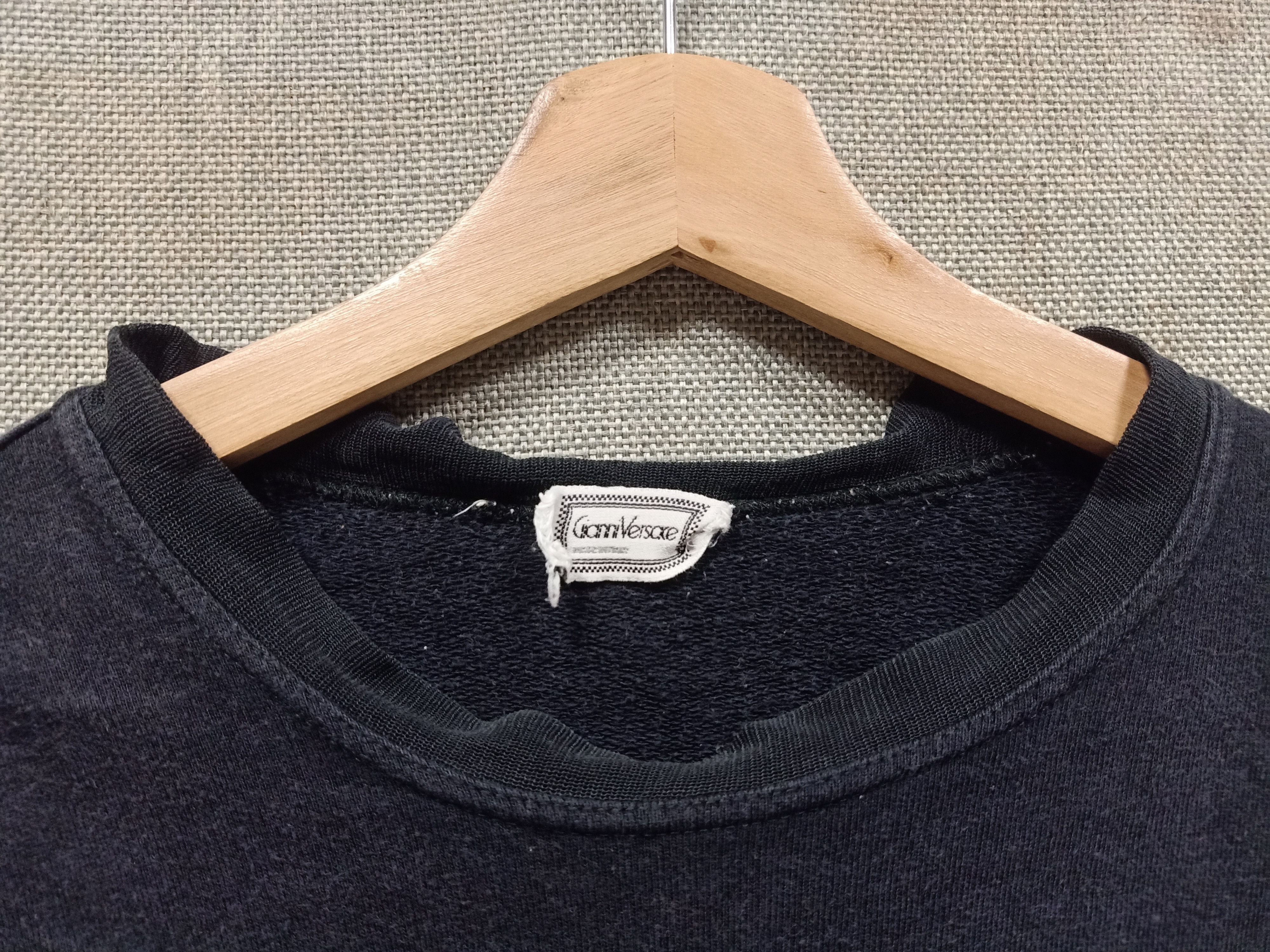 Versace × Versace Jeans Couture vintage 80s gianni versace distressed crewneck Size US M / EU 48-50 / 2 - 2 Thumbnail