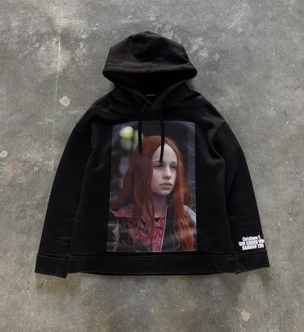 Raf simons store christiane f hoodie