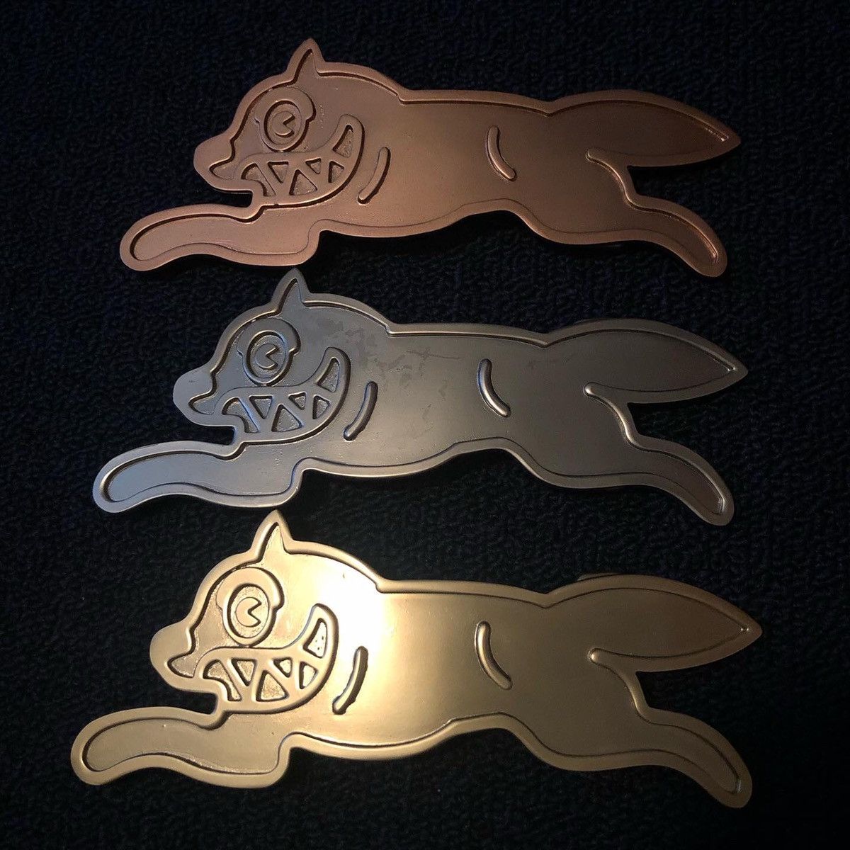 Billionaire Boys Club BBC BILLIONAIRE BOYS CLUB ICE CREAM RUNNING DOG BELT BUCKLE Size ONE SIZE - 8 Thumbnail