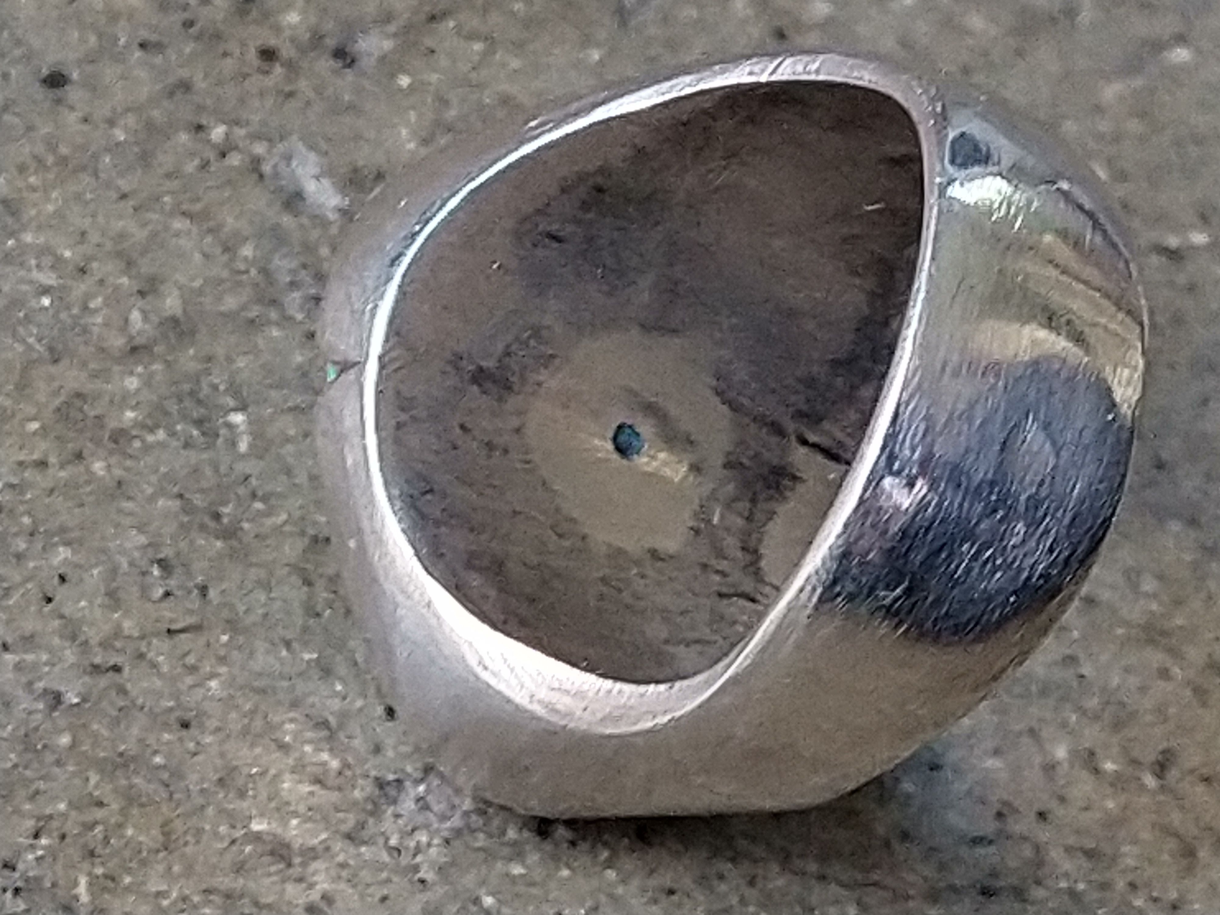 Jewelry Vintage Sterling Silver Ring Size 7.5 Turquoise Modern Size ONE SIZE - 10 Thumbnail