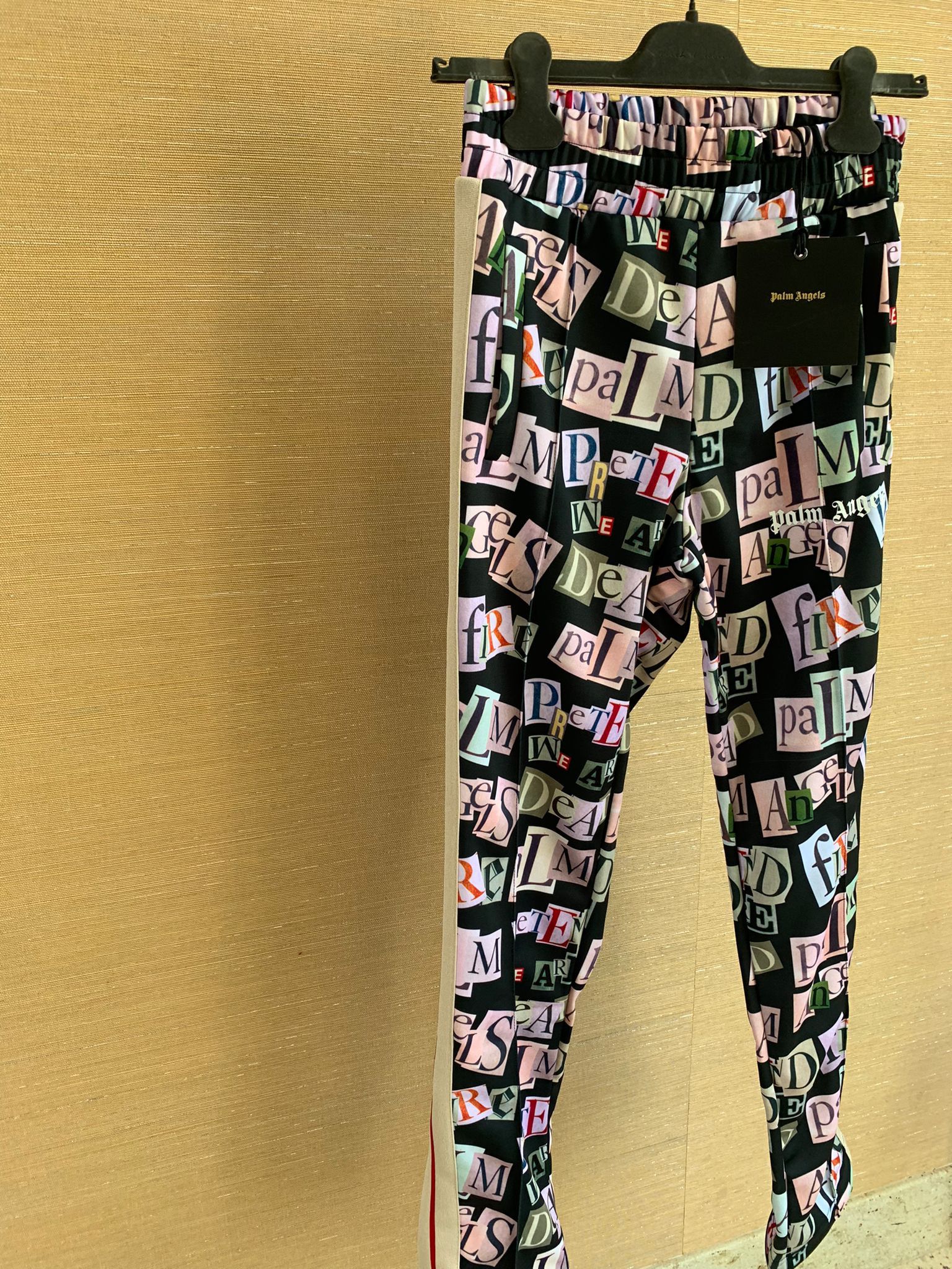 Palm Angels Ransom Print Track Pants IN Rainbow Size US 32 / EU 48 - 2 Thumbnail