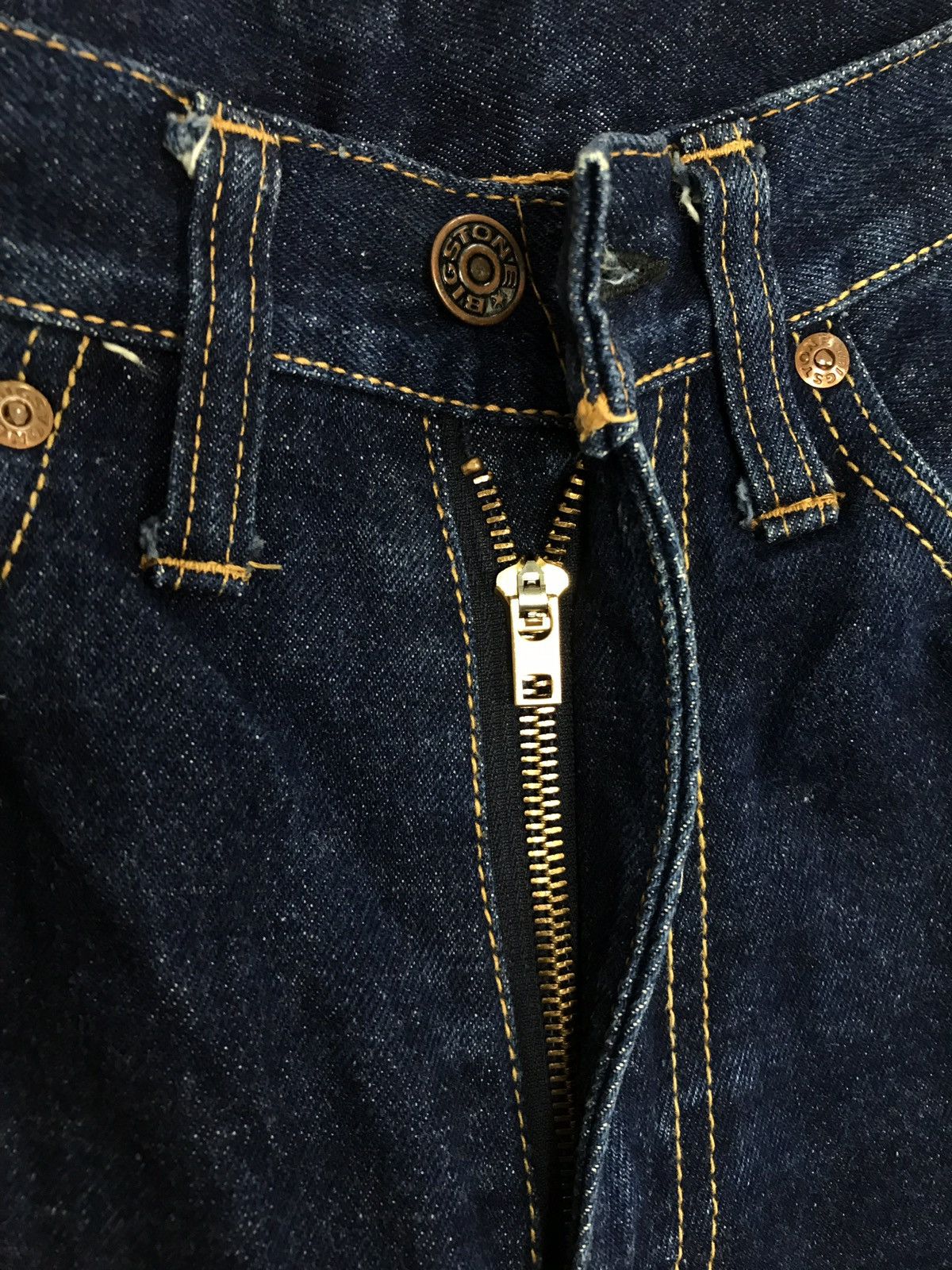 Japanese Brand × Vintage Vintage BigStone Indigo Denim Jeans Size US 28 / EU 44 - 7 Thumbnail