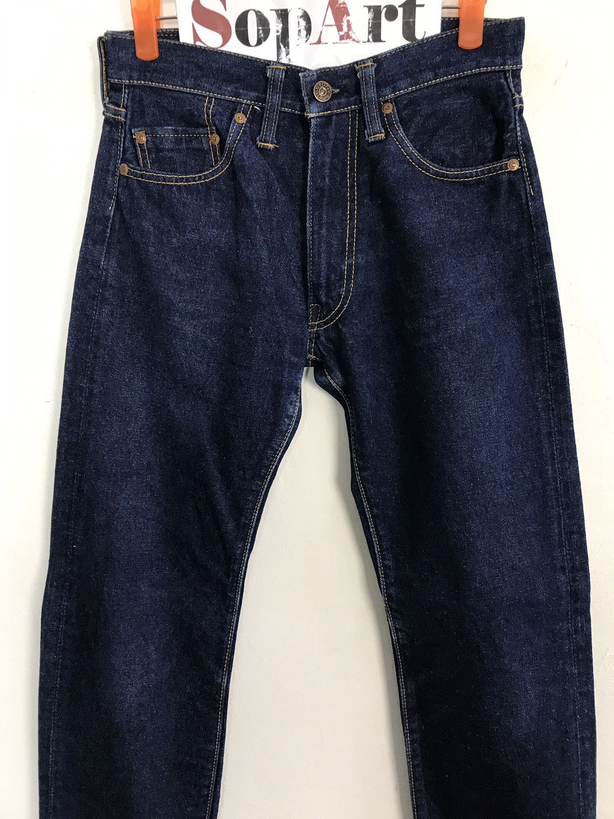 Japanese Brand × Vintage Vintage BigStone Indigo Denim Jeans Size US 28 / EU 44 - 3 Thumbnail