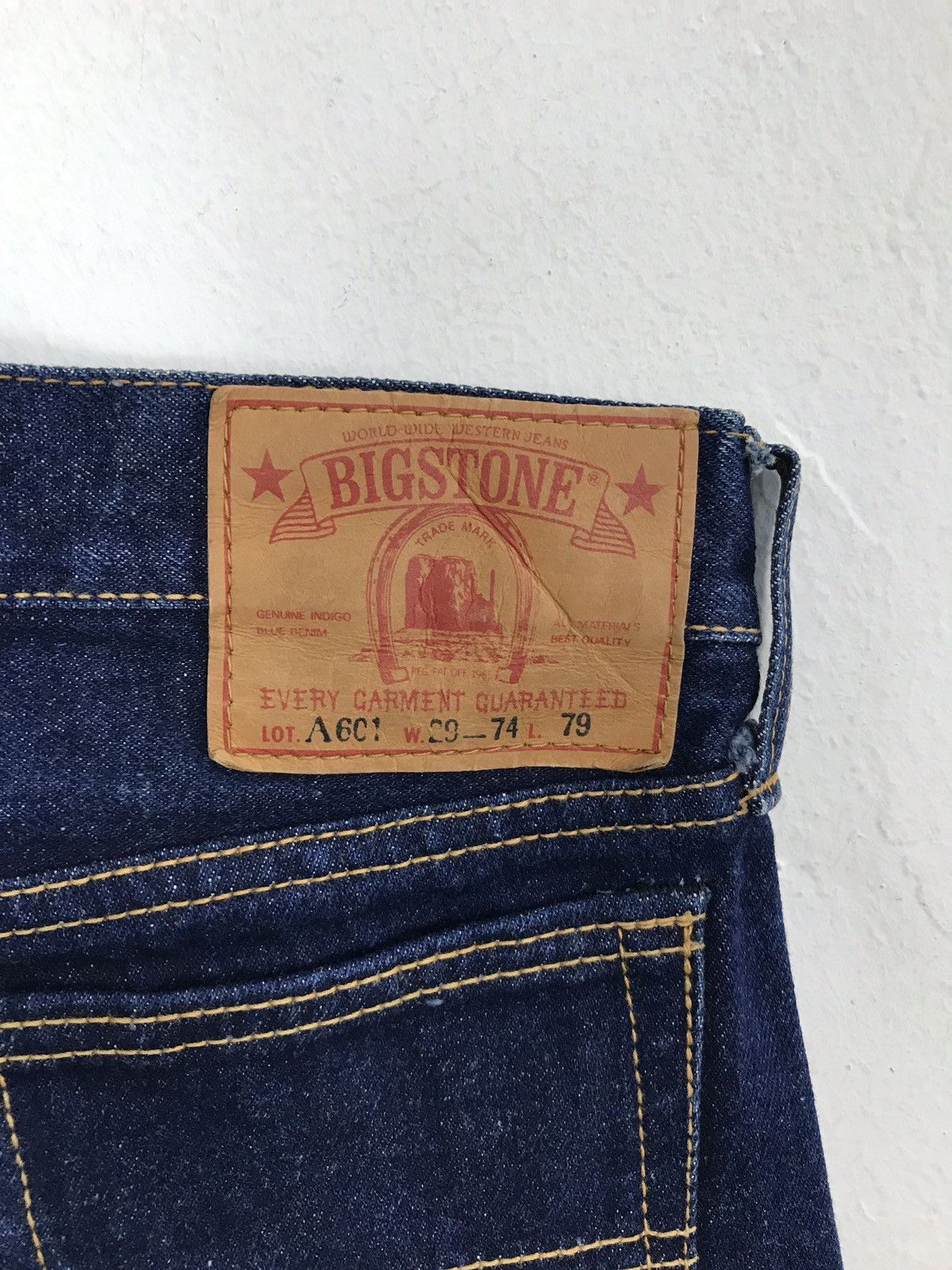 Japanese Brand × Vintage Vintage BigStone Indigo Denim Jeans Size US 28 / EU 44 - 13 Thumbnail