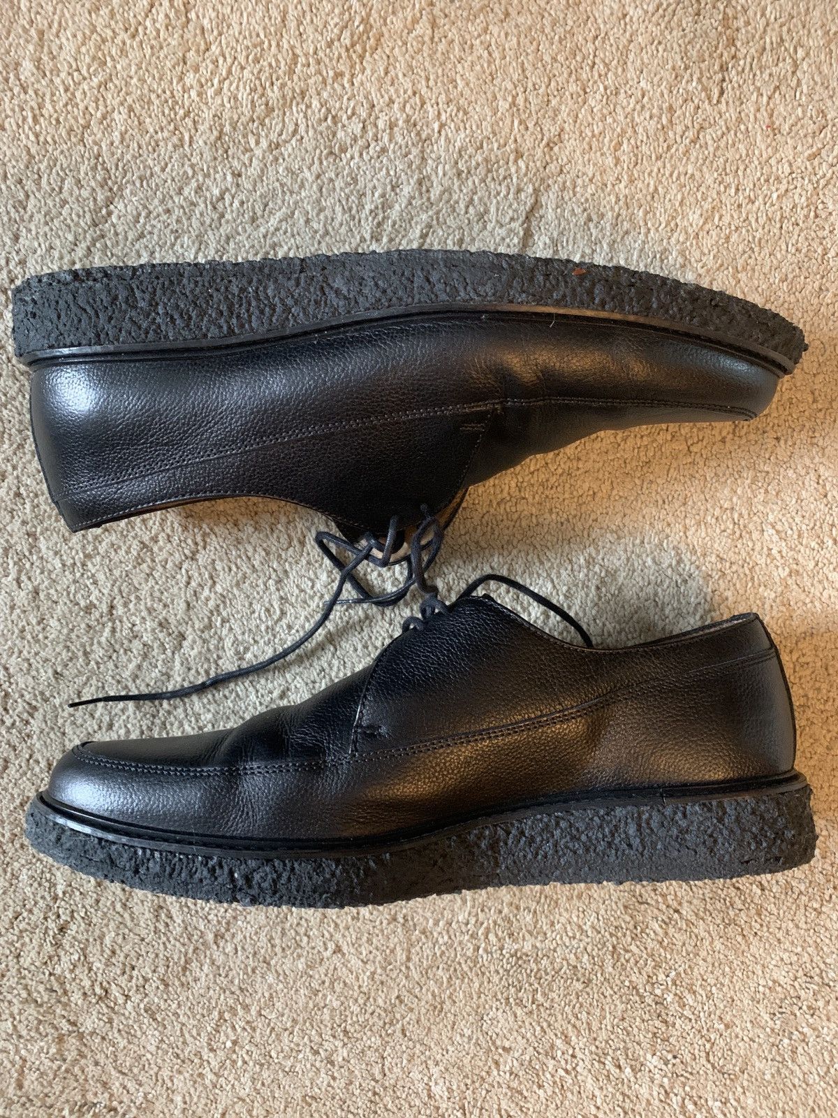 A.P.C. APC Creeper Leather Derby Crepe Sole sz 44 - No Box Size US 11 / EU 44 - 3 Thumbnail