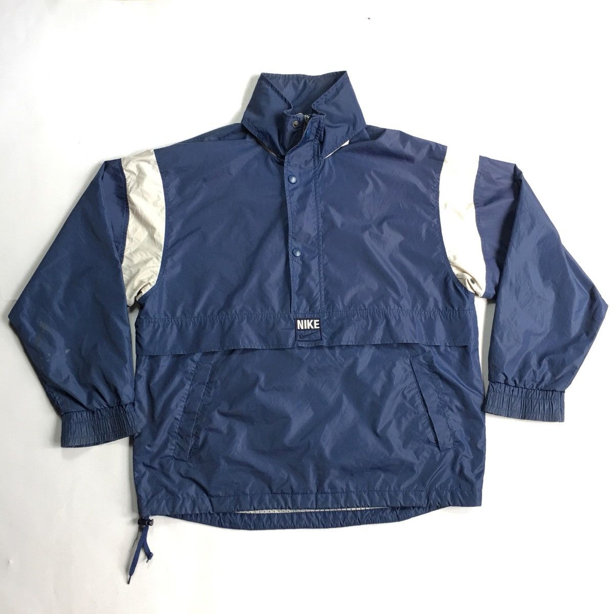 Nike × Vintage Vintage Nike Anorak Pullover Hidden Hoodie Jacket Size US L / EU 52-54 / 3 - 1 Thumbnail