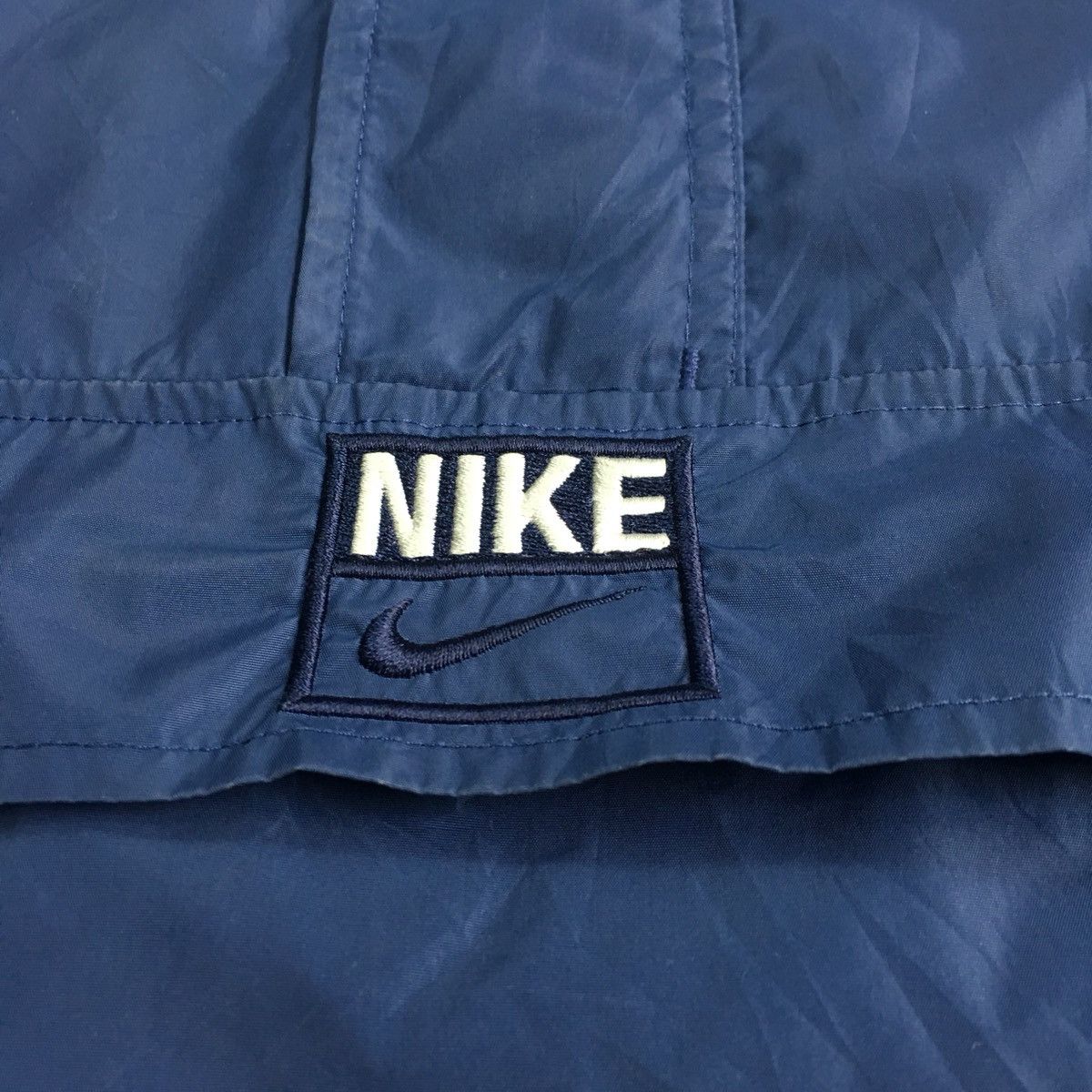 Nike × Vintage Vintage Nike Anorak Pullover Hidden Hoodie Jacket Size US L / EU 52-54 / 3 - 9 Thumbnail