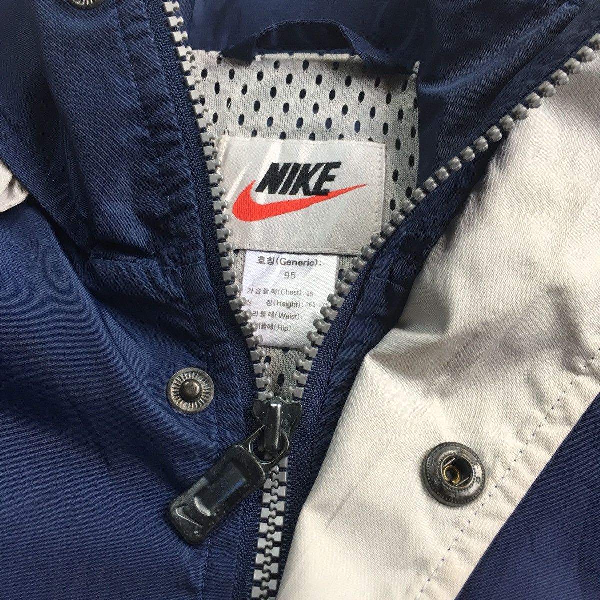 Nike × Vintage Vintage Nike Anorak Pullover Hidden Hoodie Jacket Size US L / EU 52-54 / 3 - 10 Thumbnail