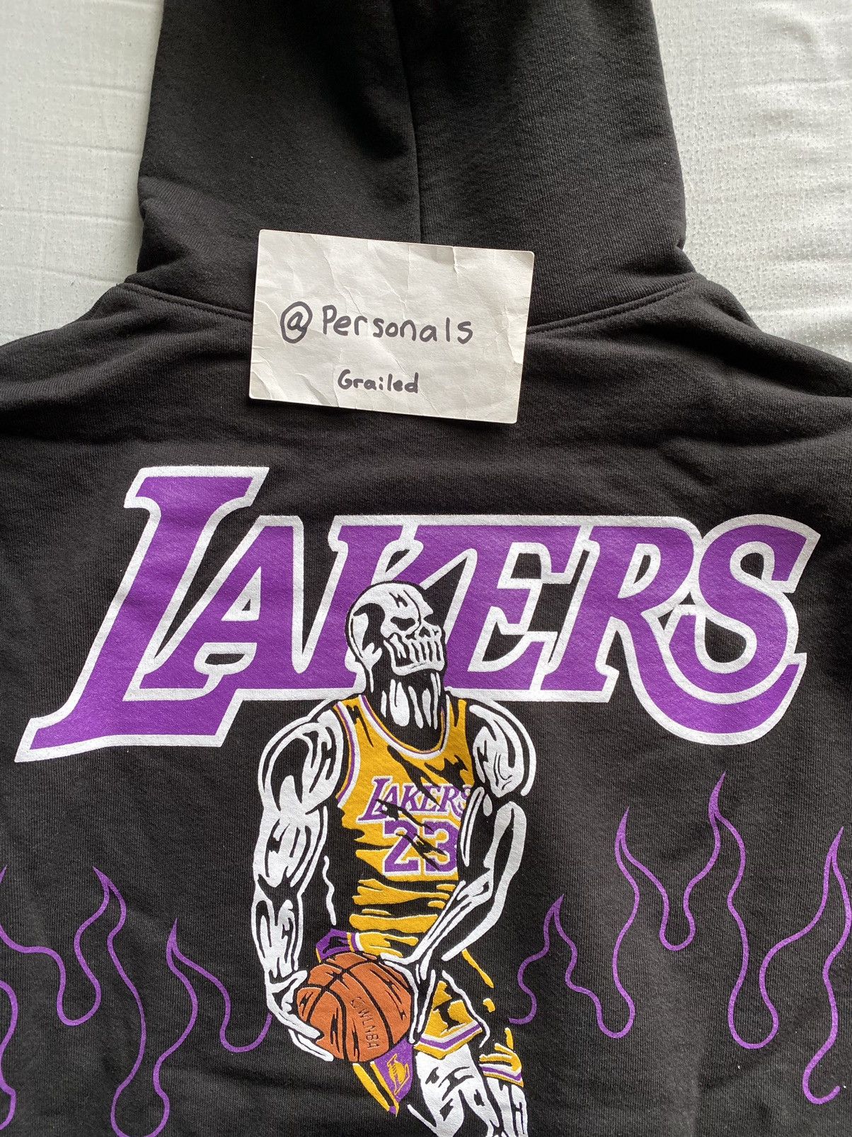 Warren Lotas NEW Warren Lotas Lebron James Flames Lakers Hoodie Black Size US M / EU 48-50 / 2 - 4 Thumbnail