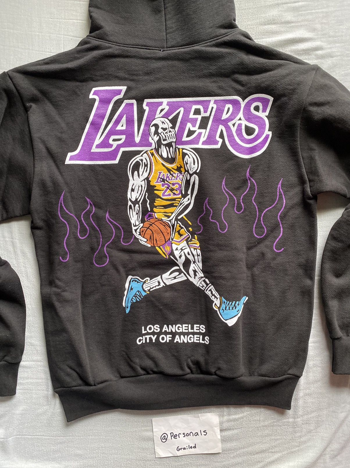 Warren Lotas NEW Warren Lotas Lebron James Flames Lakers Hoodie Black Size US M / EU 48-50 / 2 - 2 Thumbnail