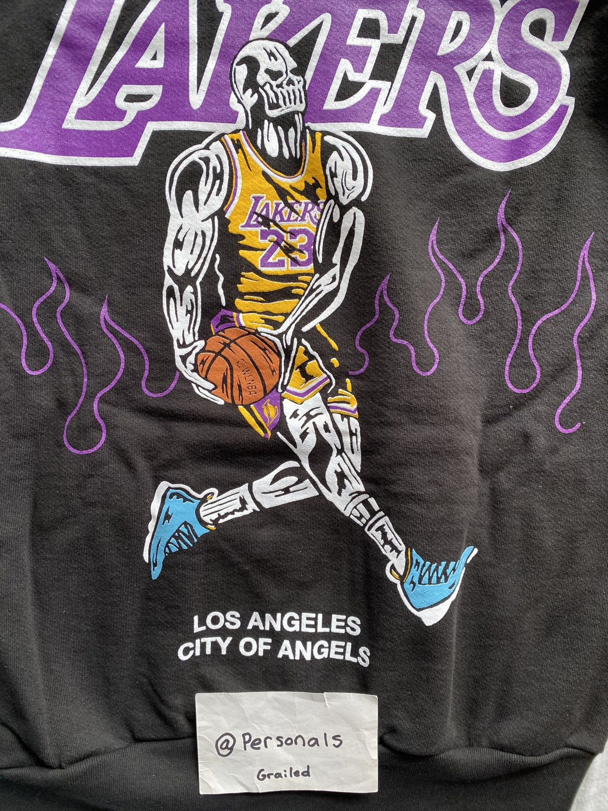 Warren Lotas NEW Warren Lotas Lebron James Flames Lakers Hoodie Black Size US M / EU 48-50 / 2 - 3 Thumbnail