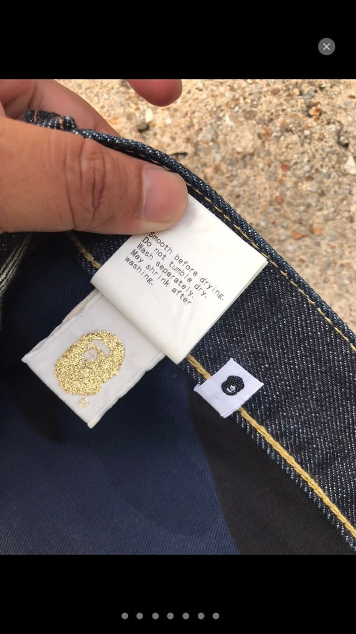 Bape NYC Logo Denim Size US 36 / EU 52 - 8 Thumbnail