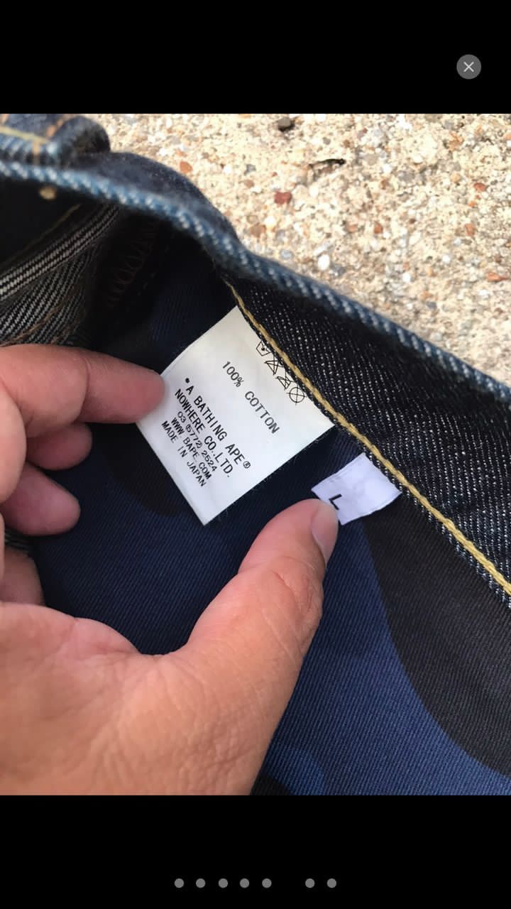 Bape NYC Logo Denim Size US 36 / EU 52 - 6 Thumbnail