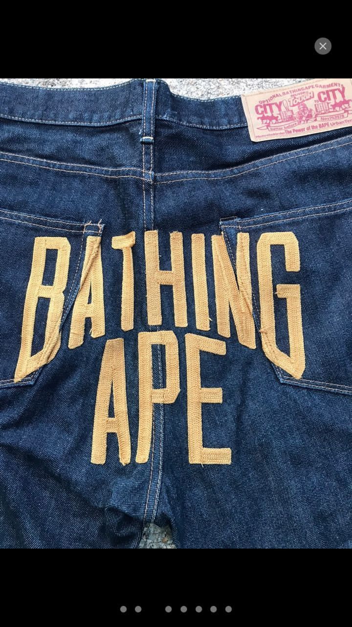 Bape NYC Logo Denim Size US 36 / EU 52 - 3 Thumbnail