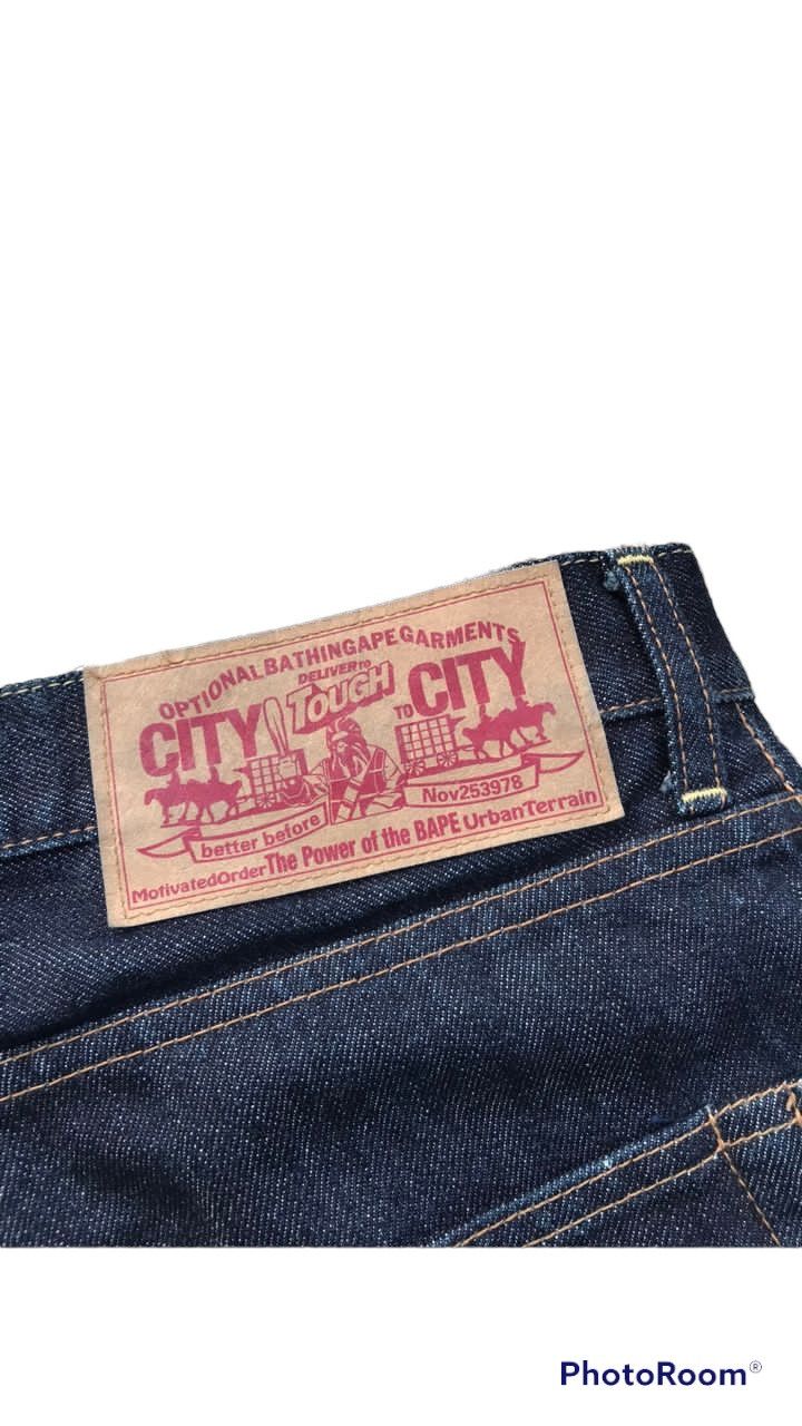 Bape NYC Logo Denim Size US 36 / EU 52 - 4 Thumbnail