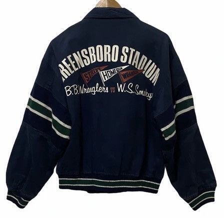 Wrangler WRANGLER GREENSBORO STADIUM DENIM WESTERN VARSITY JACKET Size US L / EU 52-54 / 3 - 4 Thumbnail