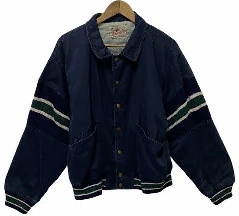 Wrangler WRANGLER GREENSBORO STADIUM DENIM WESTERN VARSITY JACKET Size US L / EU 52-54 / 3 - 2 Thumbnail