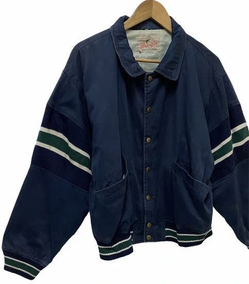 Wrangler WRANGLER GREENSBORO STADIUM DENIM WESTERN VARSITY JACKET Size US L / EU 52-54 / 3 - 9 Thumbnail