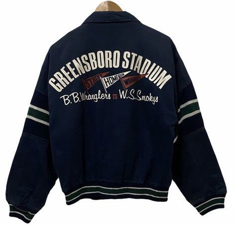 Wrangler WRANGLER GREENSBORO STADIUM DENIM WESTERN VARSITY JACKET Size US L / EU 52-54 / 3 - 1 Thumbnail