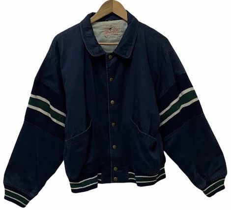 Wrangler WRANGLER GREENSBORO STADIUM DENIM WESTERN VARSITY JACKET Size US L / EU 52-54 / 3 - 7 Thumbnail