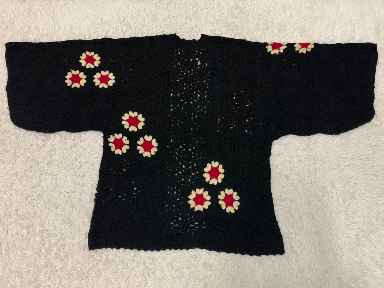 Japanese Brand Kimono knit jacket Size US L / EU 52-54 / 3 - 2 Thumbnail