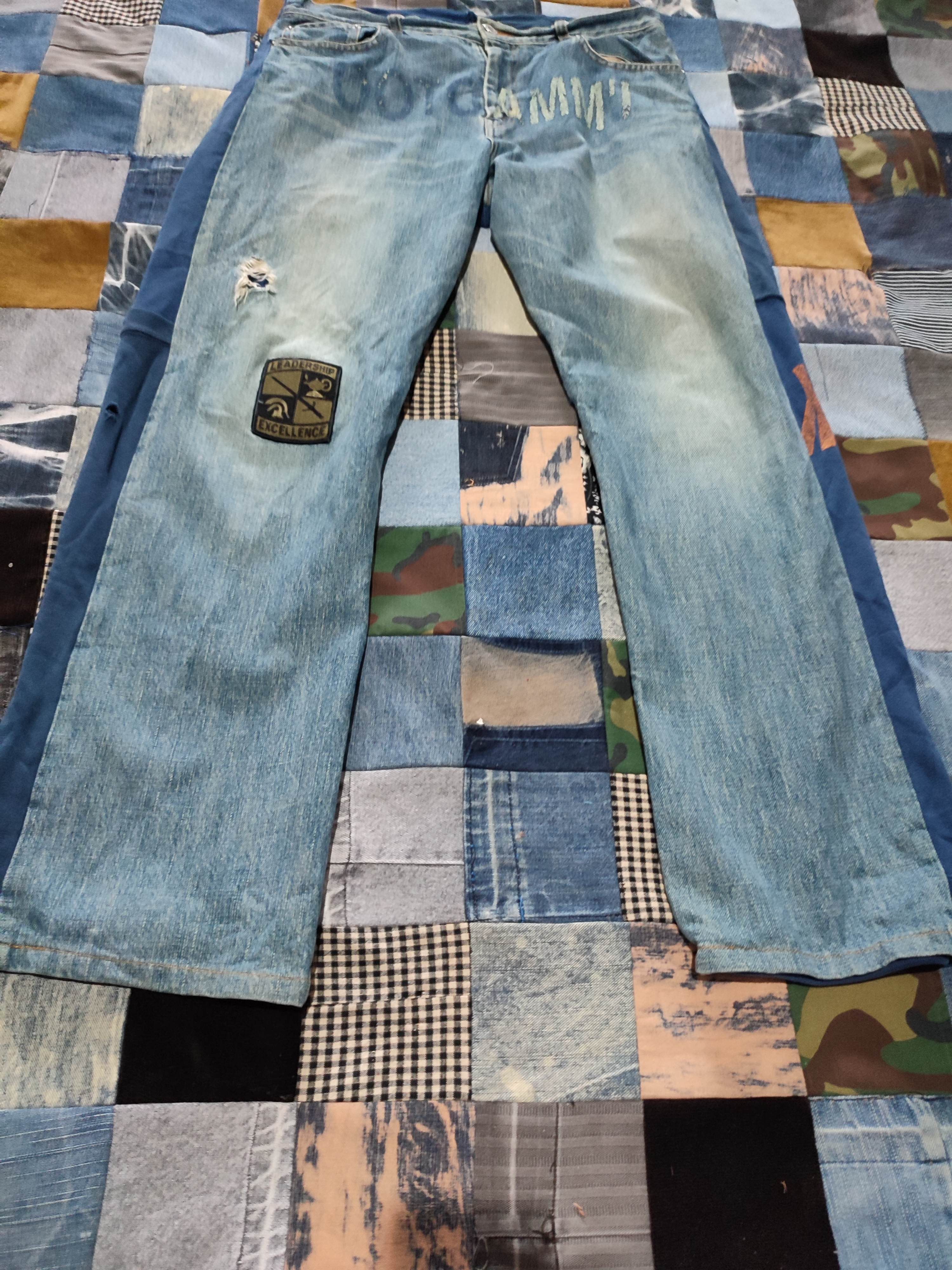 Undercover Undercover AW02 IMMADTOO Hybrid Denim pants Size US 32 / EU 48 - 7 Thumbnail