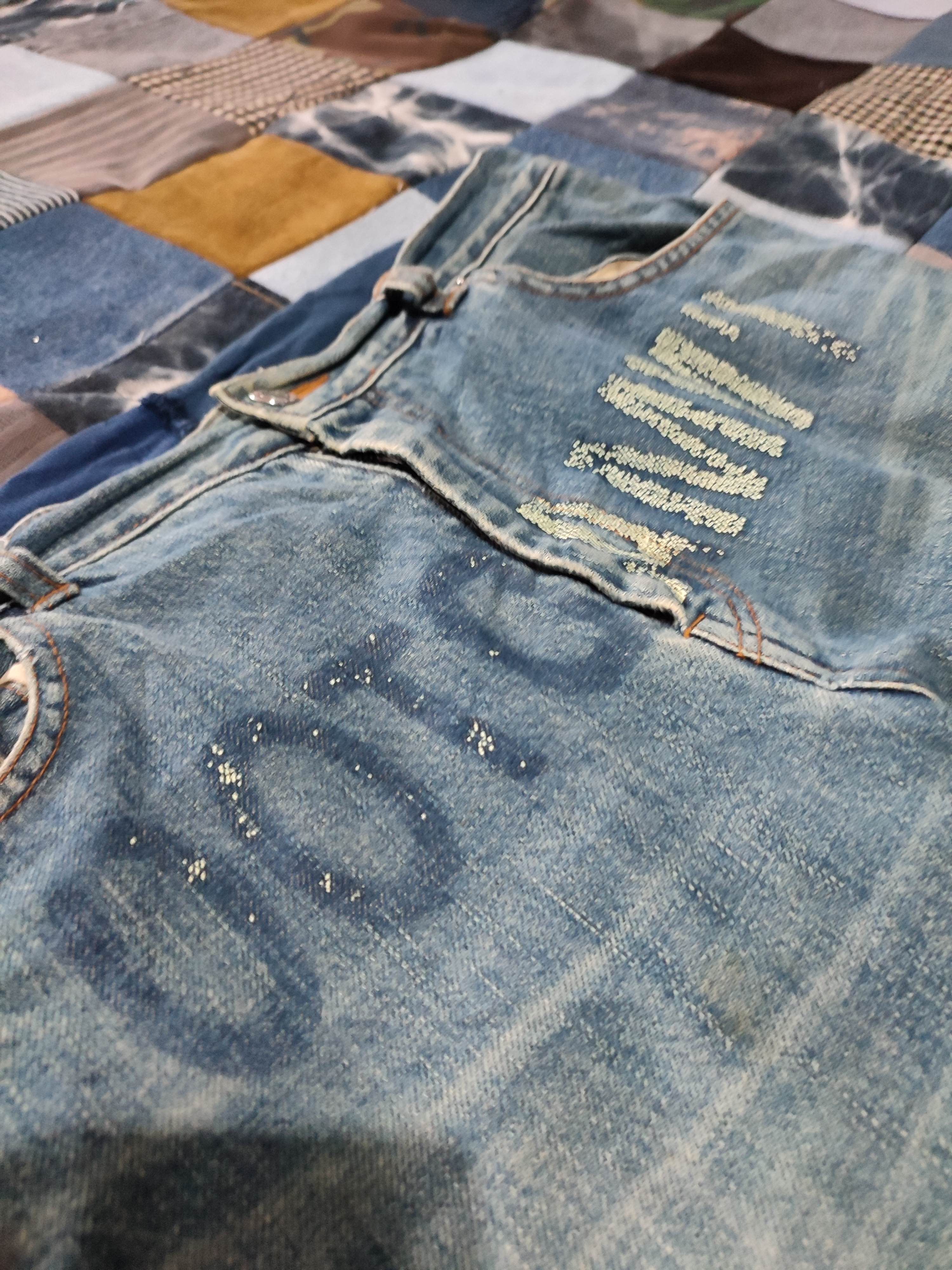 Undercover Undercover AW02 IMMADTOO Hybrid Denim pants Size US 32 / EU 48 - 9 Thumbnail