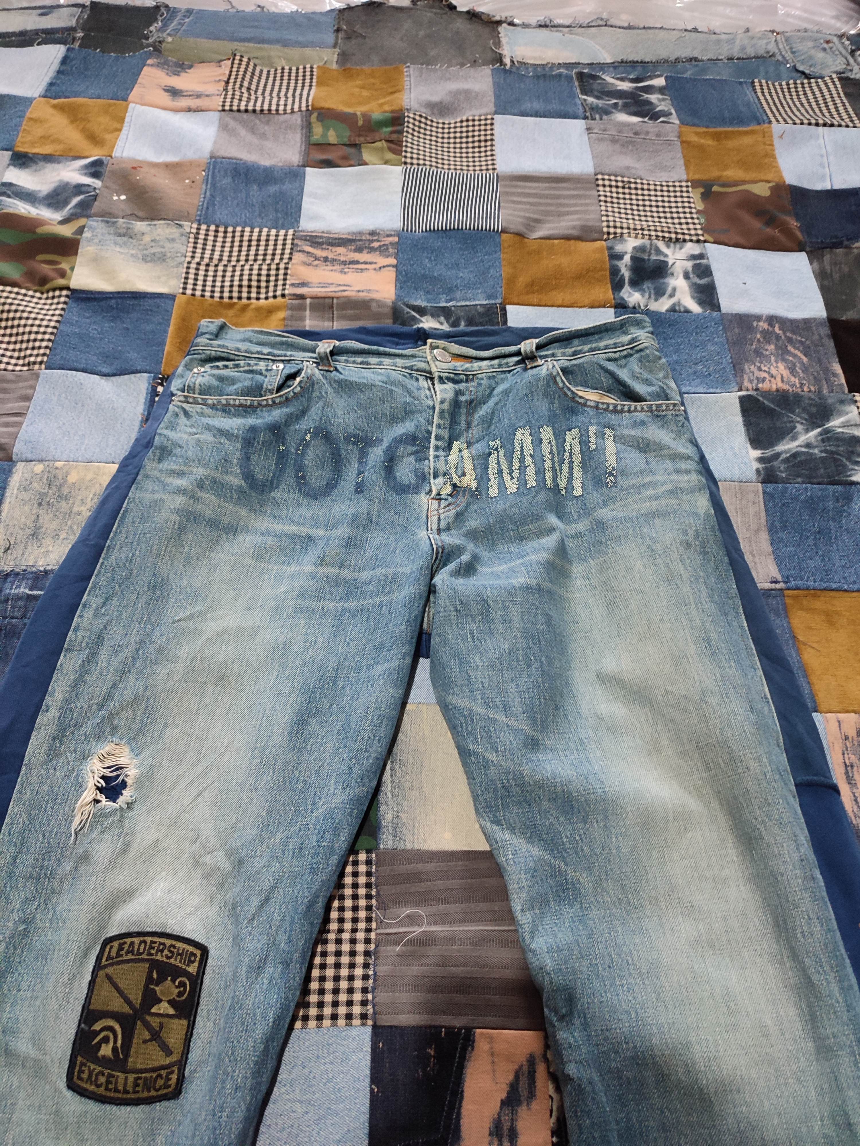 Undercover Undercover AW02 IMMADTOO Hybrid Denim pants Size US 32 / EU 48 - 6 Thumbnail