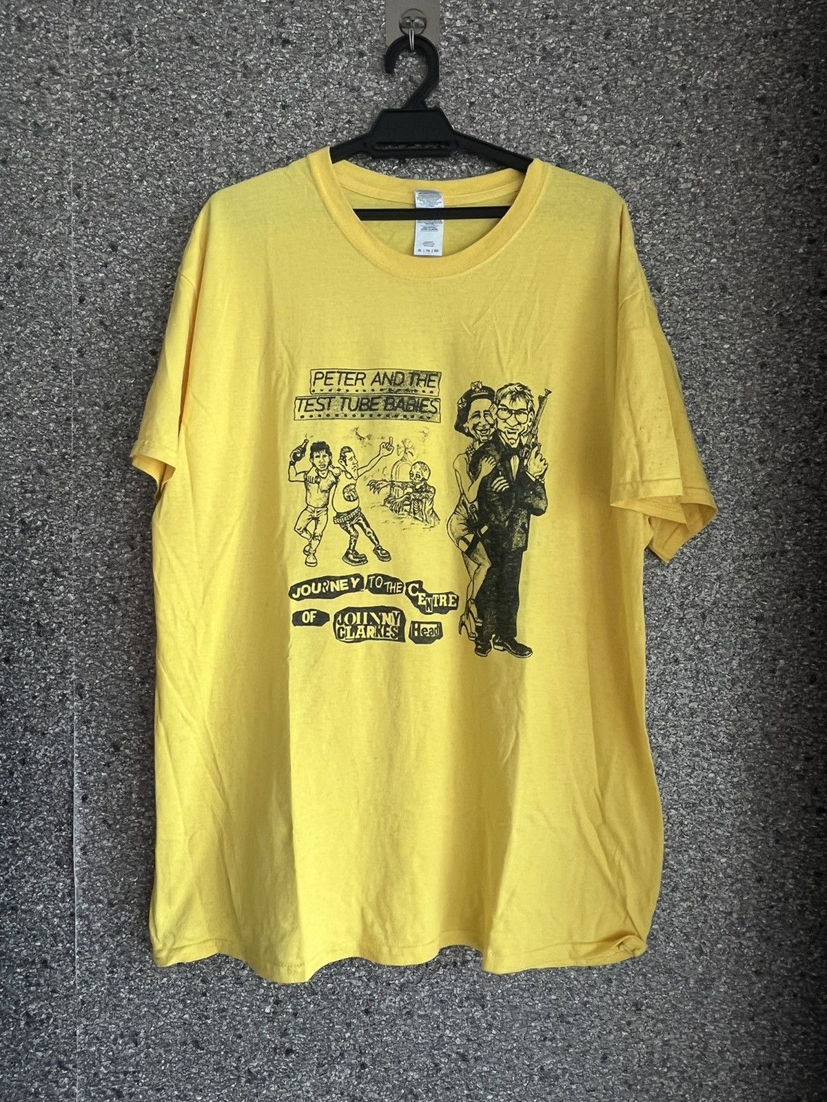 image of Vintage Johnny Clarkes Ft13 in Yellow, Men's (Size XL)