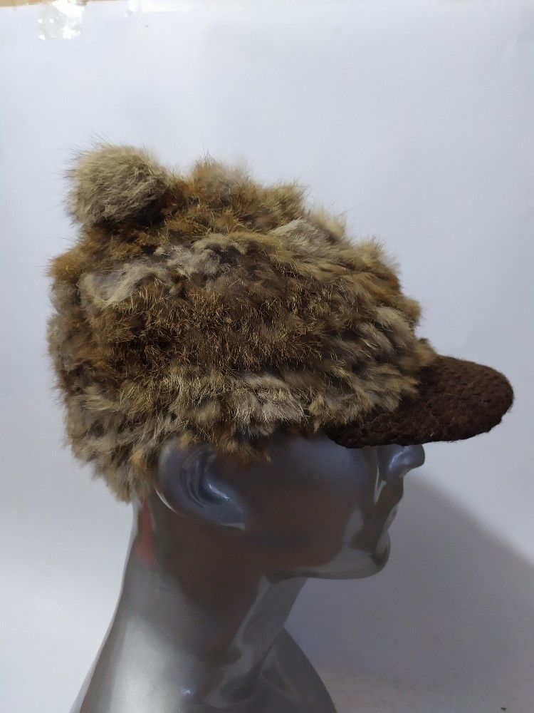 Japanese Brand Bee Nee Fur Nice Design Hats Size ONE SIZE - 4 Thumbnail