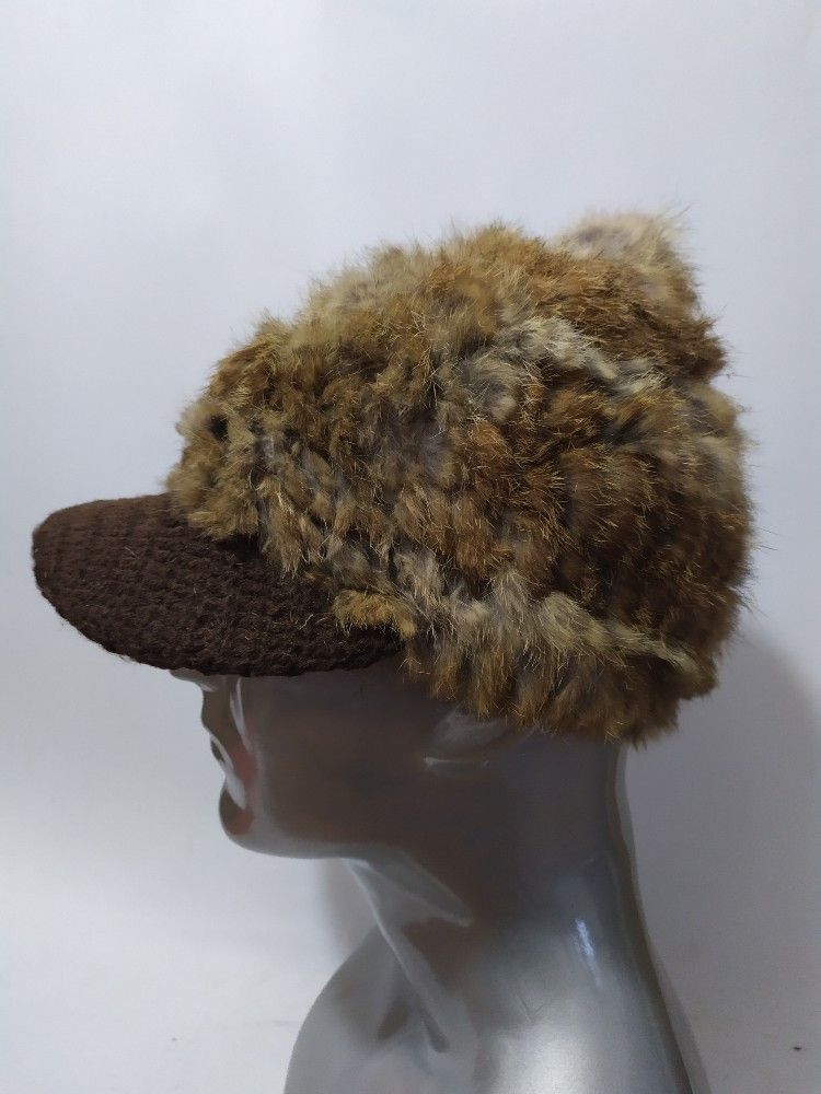 Japanese Brand Bee Nee Fur Nice Design Hats Size ONE SIZE - 1 Thumbnail