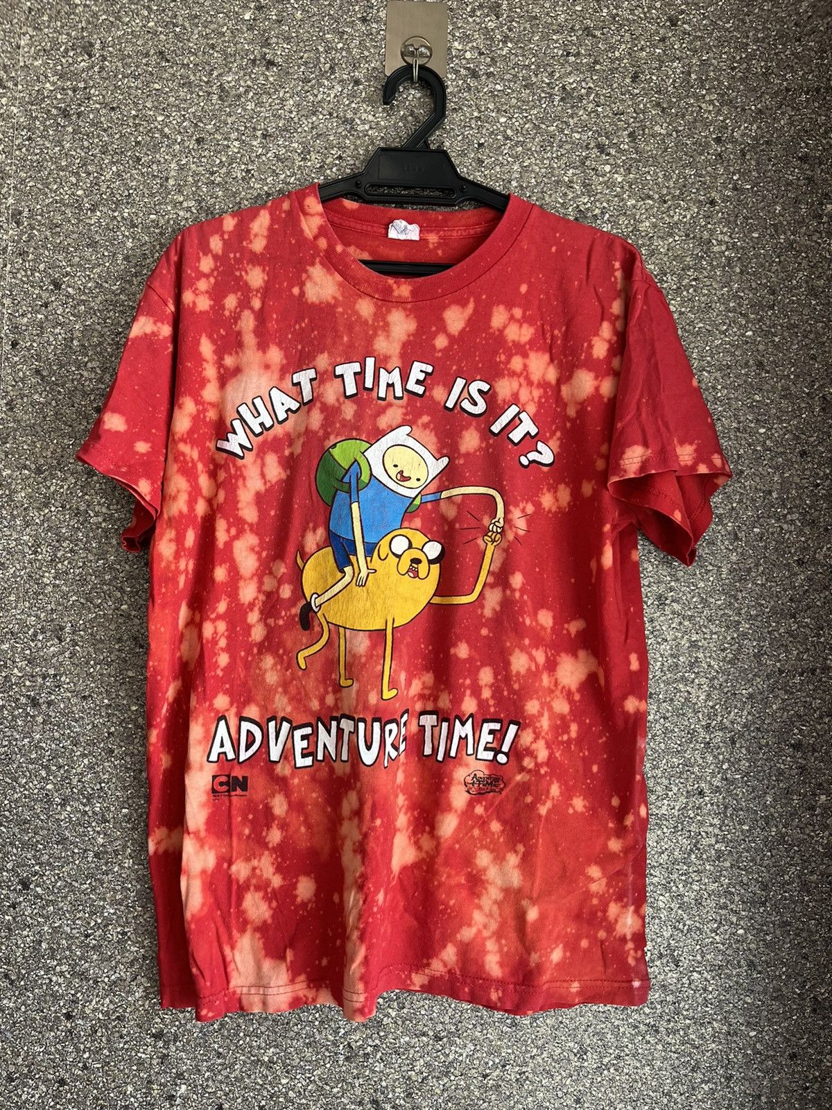 image of Made In USA x Vintage Adventure Time Ft64 in Red, Men's (Size Medium)